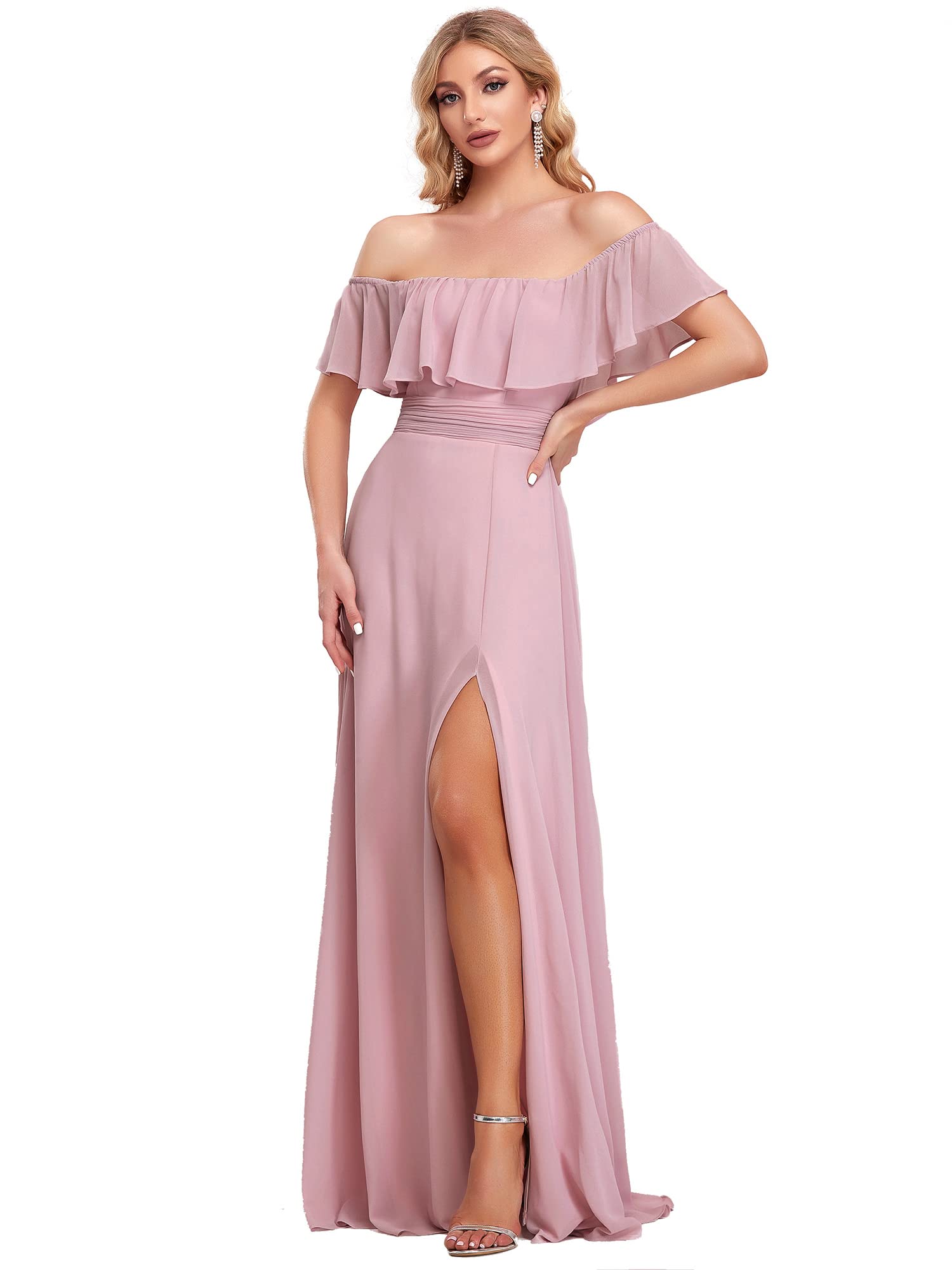 Women's A-Line Prom Dress - Mauve 18-image-b7ccc4df-e03a-4465-bfa7-cb39e2685916-115371