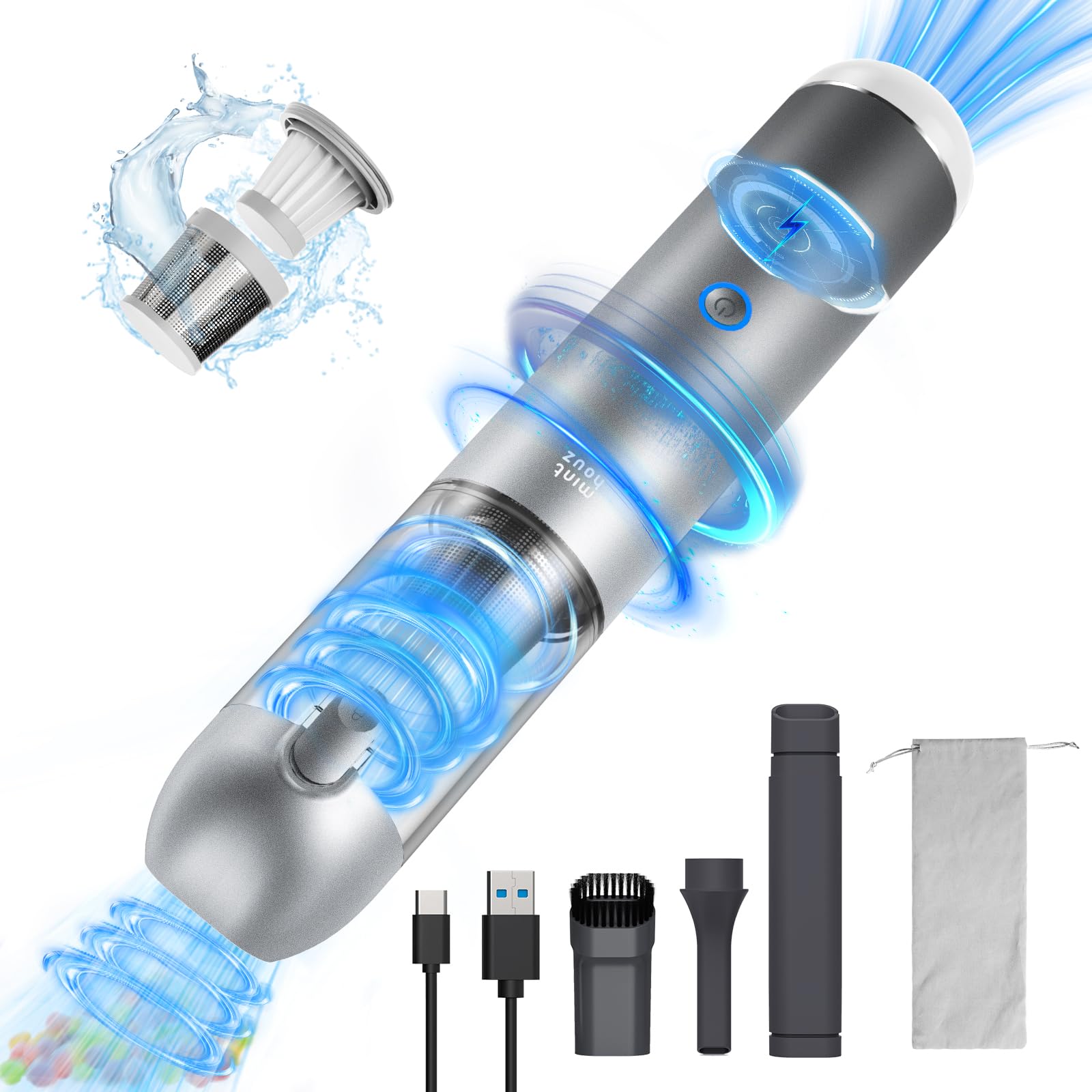 Cordless Car Vacuum Cleaner - Blackish Grey-image-a17ed732-6148-4400-a726-797640d95684-90836