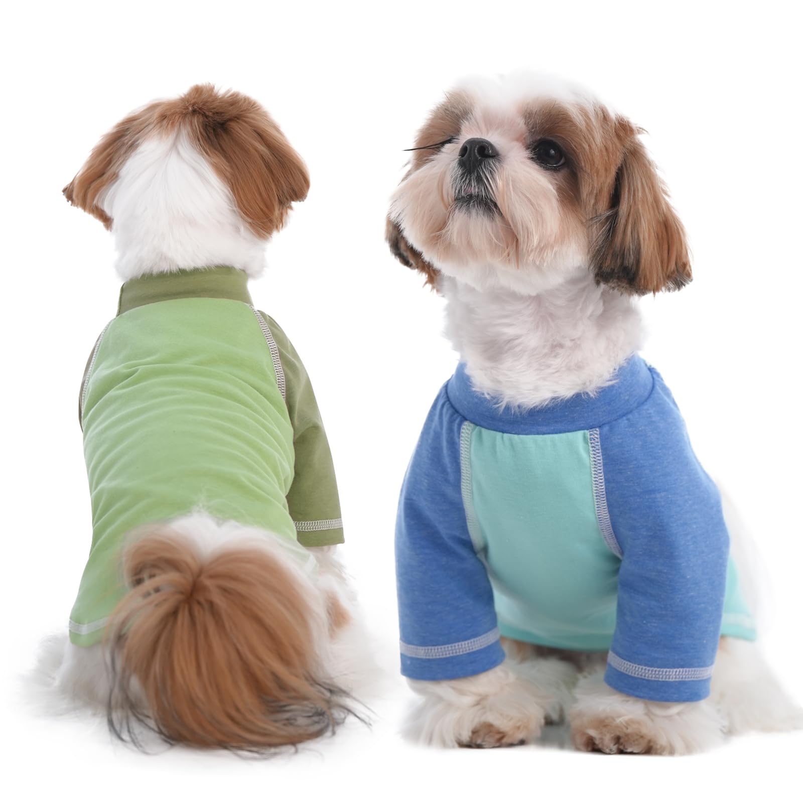 2 Pack Dog Shirts Cotton - Blue Green S-image-6b0c5cda-647b-46da-a197-1bf112be7414-108081