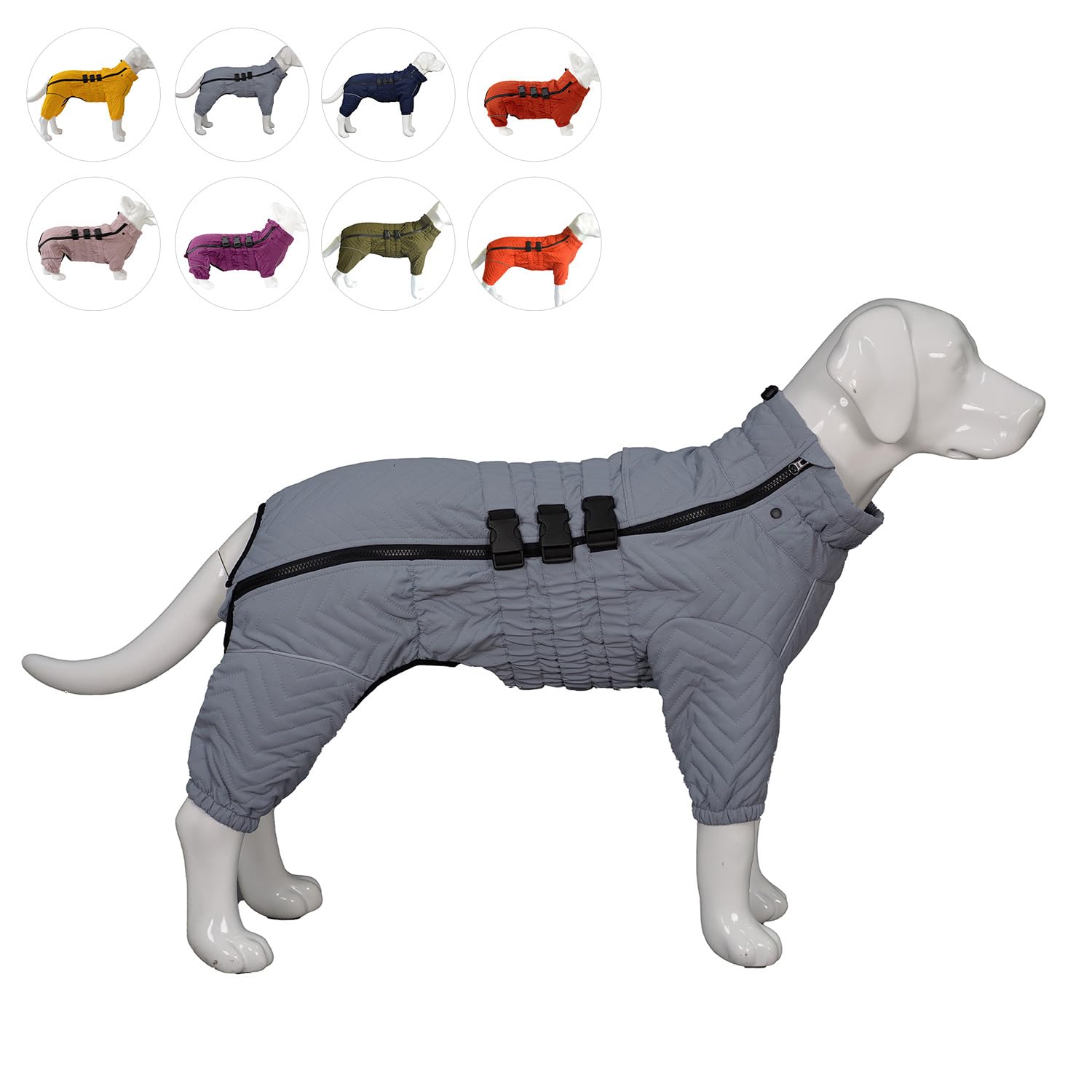 Dog Coat Waterproof Reflective - Grey 4XL-image-c89263eb-f6c9-475b-94a3-6088c9b2aa98-104146