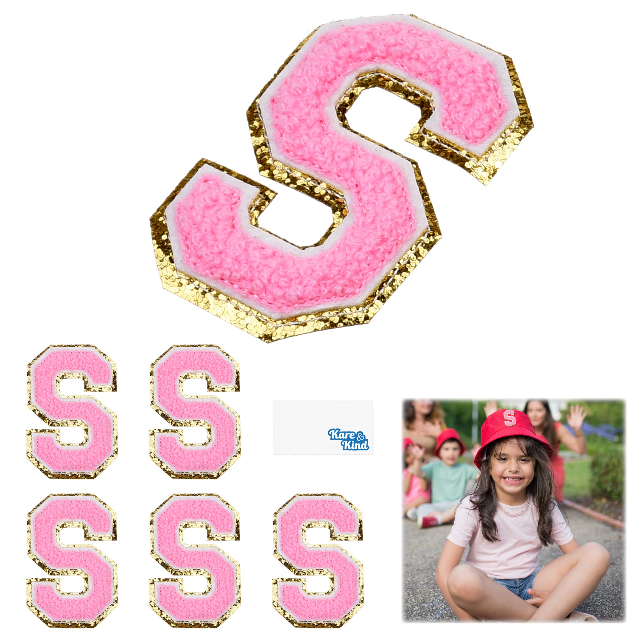 Kare & Kind Iron On Letter Patches - O Alphabet Chenille Embroidered-image-bce754f3-40c3-4917-971a-9979b2e69311-58798