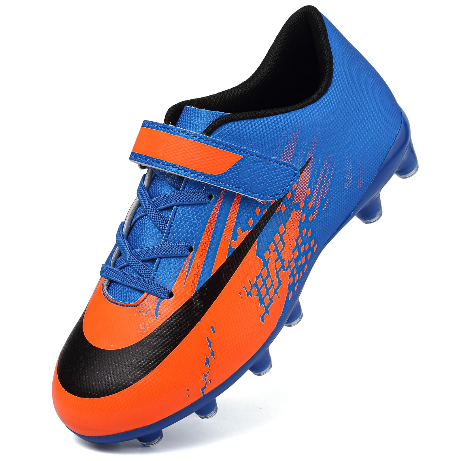 Kids' Football Boots Trainers - Orange and Blue 32 EU-image-4057ffab-90d0-4f92-a3c9-c25a271564a1-94370