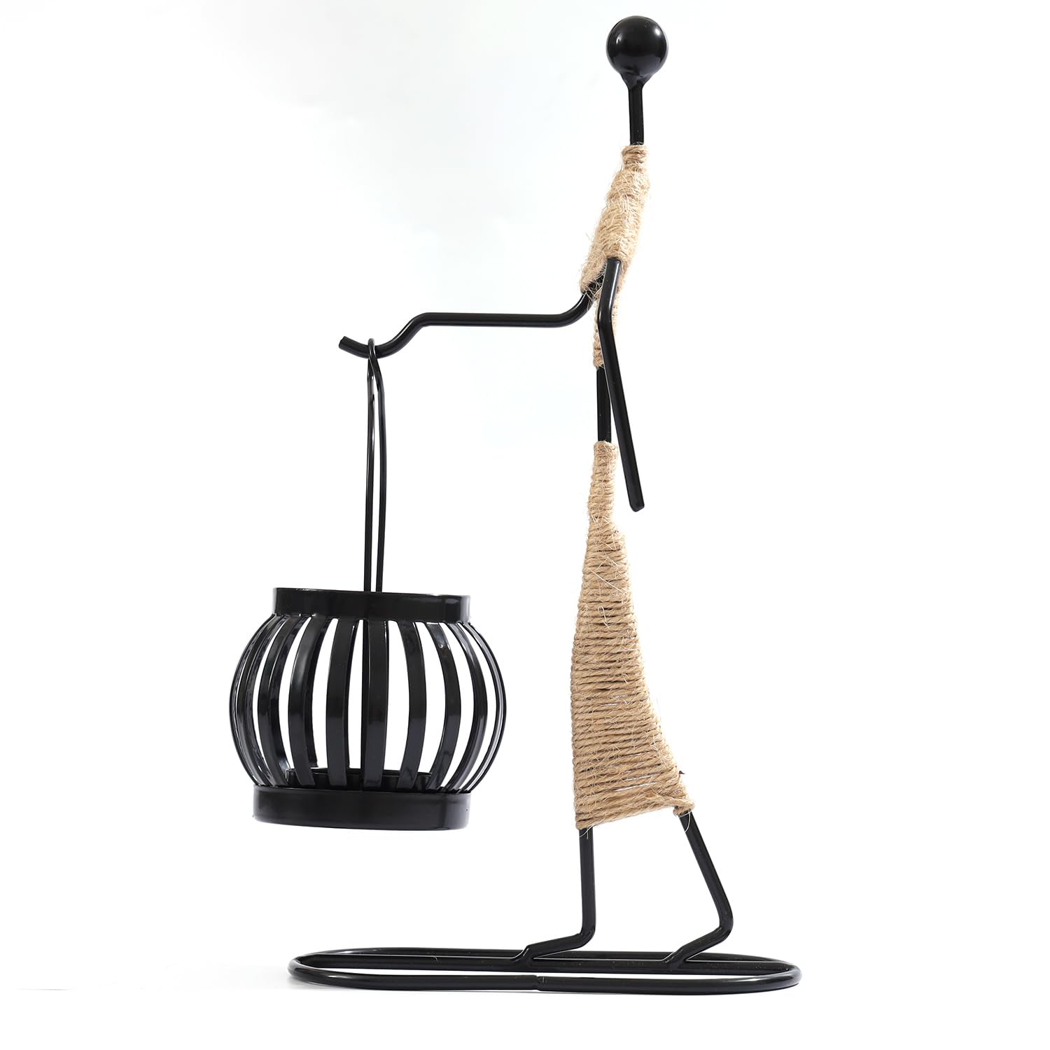 Vintage Black Iron Candle Holders with Hemp Rope - Elegant Table Décor for Living Room & Occasions-image-e54a0c27-937b-4dc4-b541-d34ccdc73b5b-68086