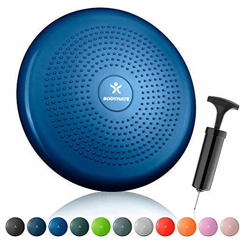 Coussin D'équilibre BODYMATE 34cm - Renforcement Abdominal Et Soulagement Du Dos