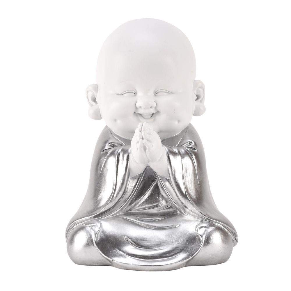 Baby Buddha Ornament Zen Décor - White Silver-image-f77128b9-5e03-403d-9c09-cd1ff0122a01-106978