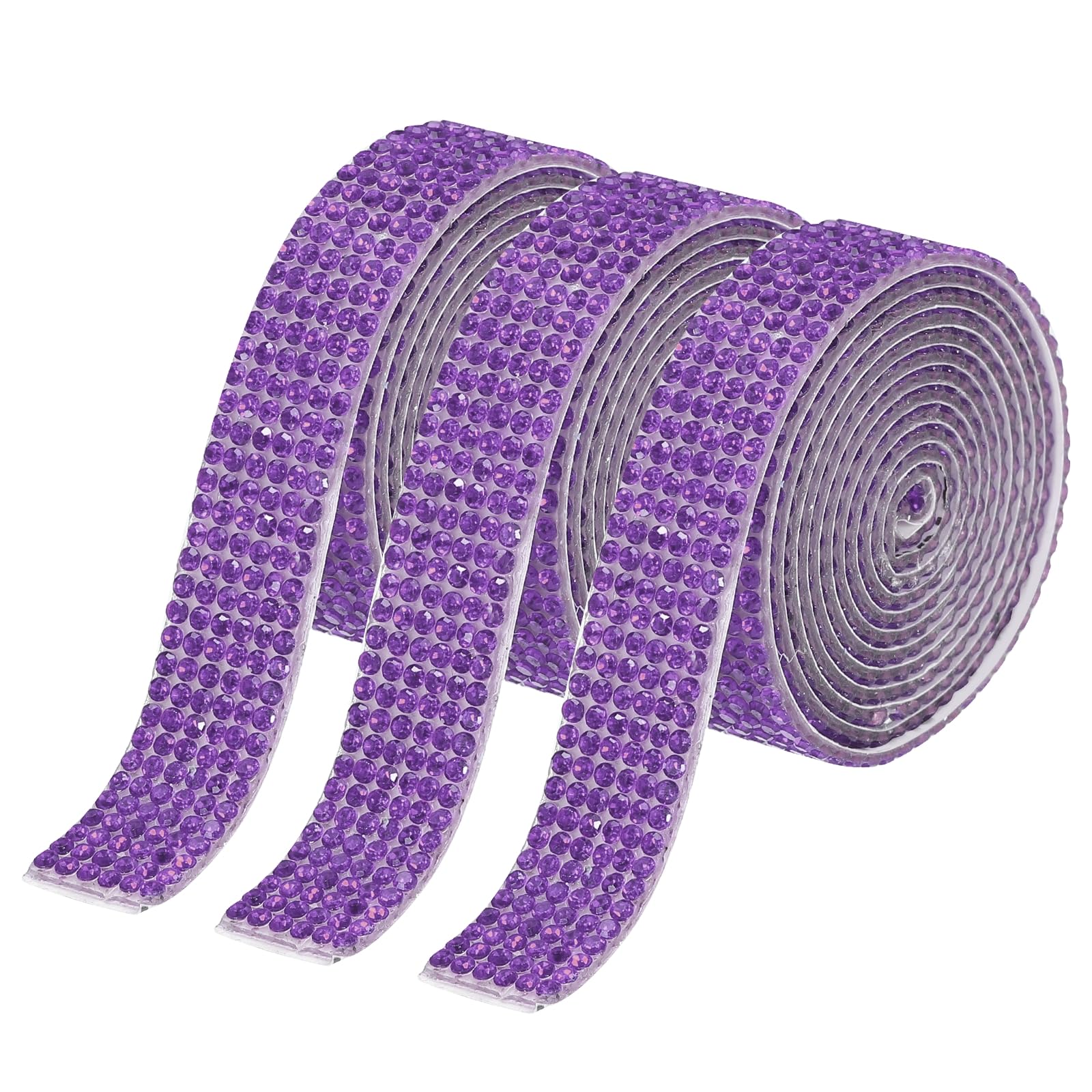 sourcing map Roll Yard Self Adhesive Crystal Rhinestone 3 3 12mm-image-ee165882-7072-46ff-a9a7-a5d847ea5574-60527