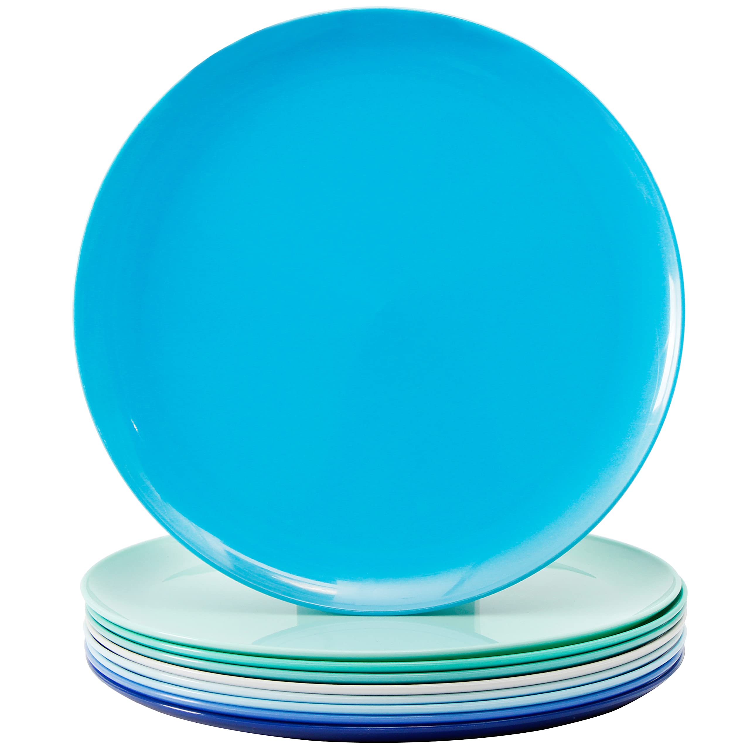 Reusable Plastic Plates Set of 9 - Coastal Colours 25cm-image-71a95576-733e-44a1-bc31-287b38888204-97471