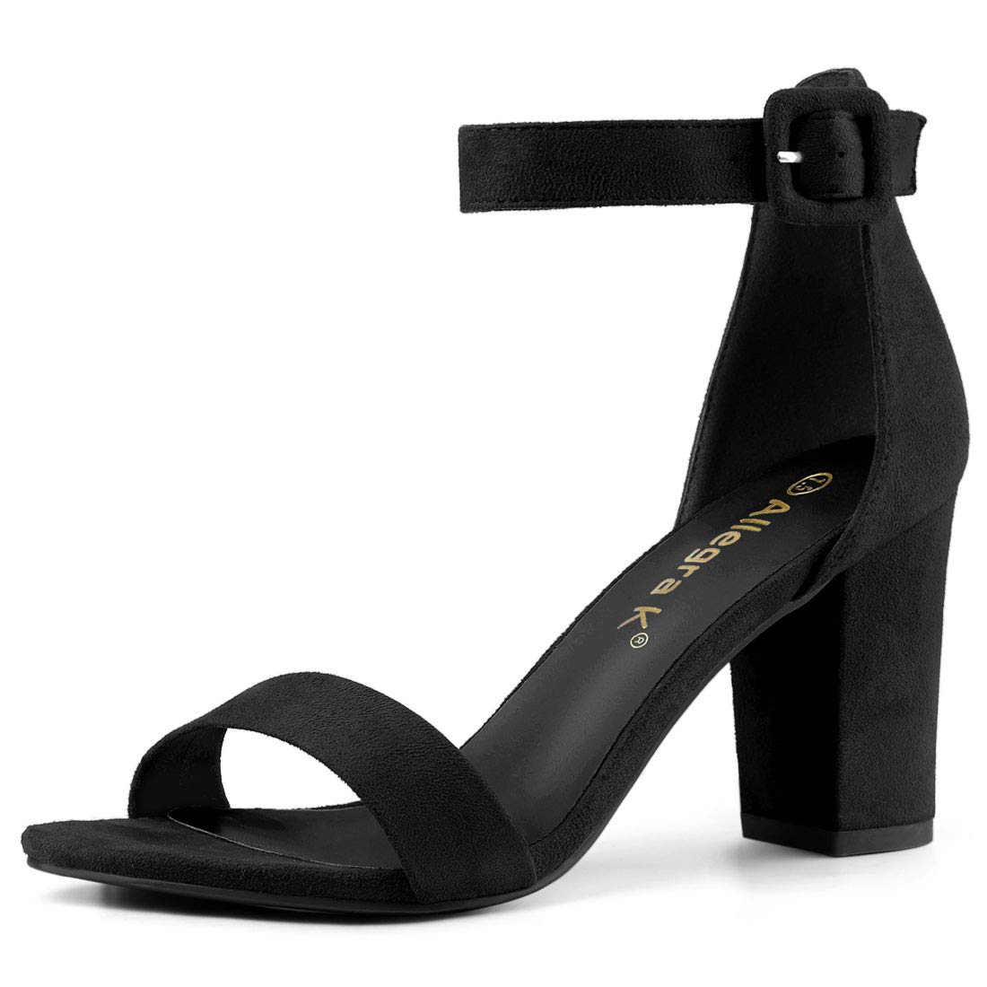 Women's Chunky Heel Sandals - Black UK 5-image-b8a42e88-14ab-47f0-817b-94fc63232d0b-110787