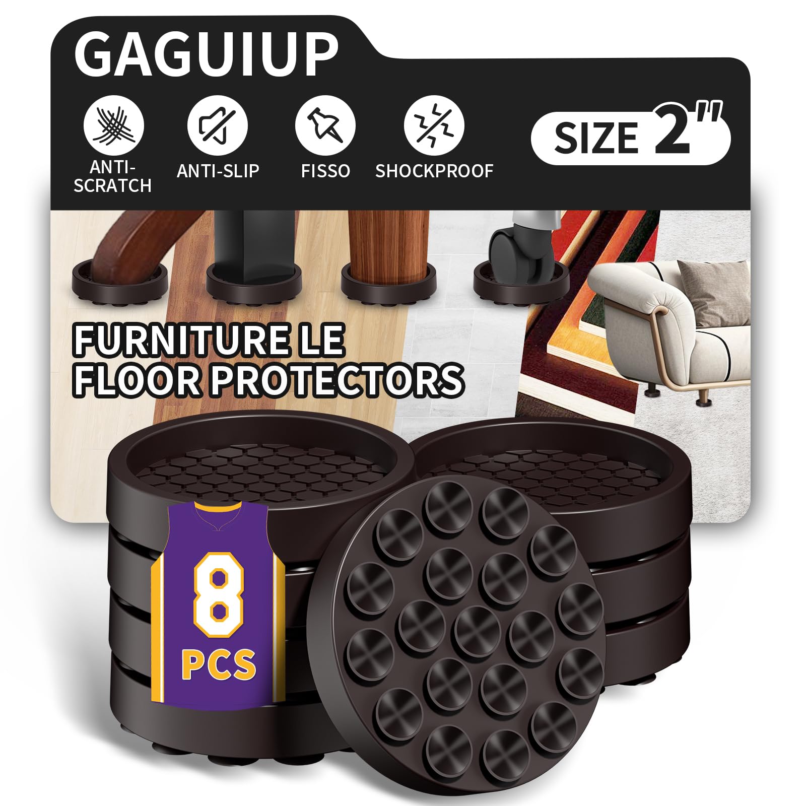 Non-Slip Furniture Pads - 4 Pack Rubber Feet Floor Protectors for Garden & Indoor Use-image-ca5d2598-01fa-461f-b433-69481313e8bb-58024