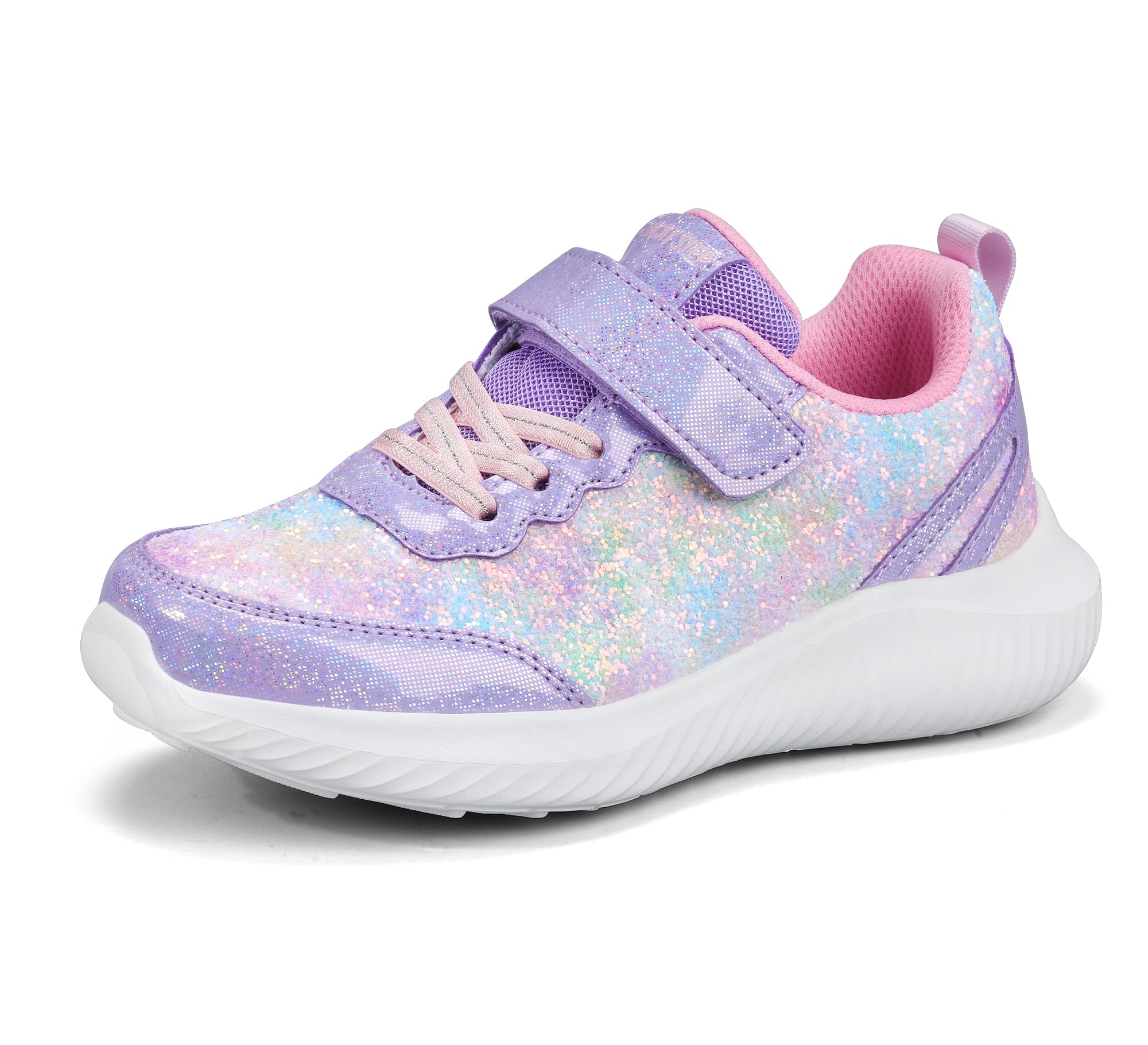 Kids' Glitter Sneakers - Purple UK 1-image-f4ca6204-6d86-437b-bfaa-494a0389d7ef-118162