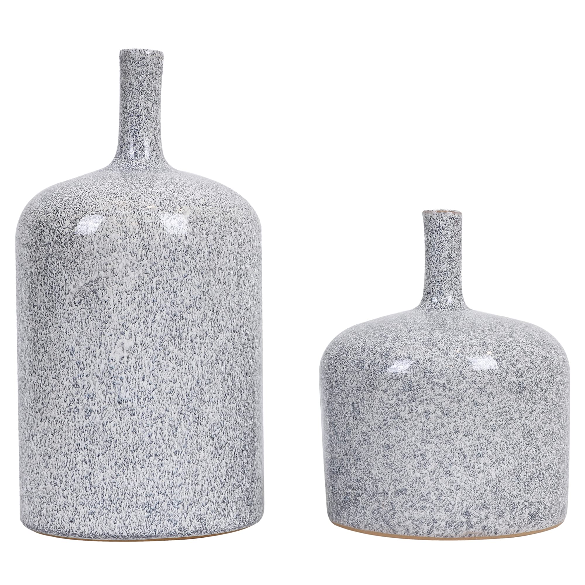TERESA'S COLLECTIONS Grau Vase mit Farbverlauf, 2er Beige Vasen Set Keramik Vase für Pampasgras, Moderne Dekorative Blumenvase für Wohnzimmer, Küche, Tisch, Hochzeit oder als Geschenk, 32/28 cm TERESA'S COLLECTIONS Grau Vase mit Farbverlauf, 2er Beige Vasen Set Keramik Vase für Pampasgras, Moderne Dekorative Blumenvase für Wohnzimmer, Küche, Tisch, Hochzeit oder als Geschenk, 32/28 cm