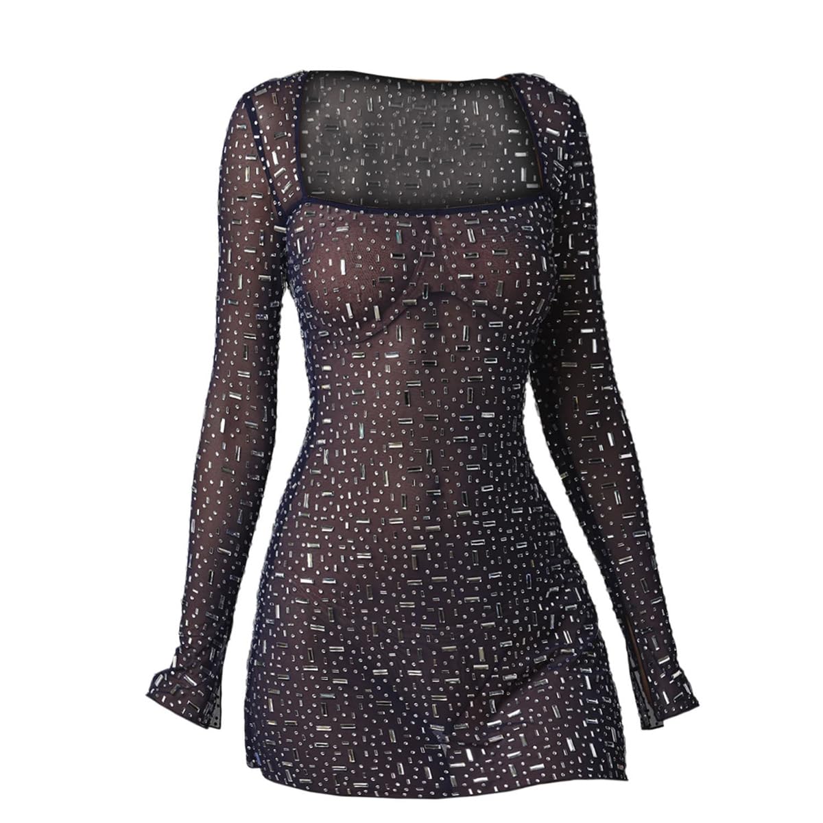 Women's Sequin Bodycon Mini Dress - Blue XL-image-211585e5-029c-4ff0-bd73-a53b4e57071d-114978