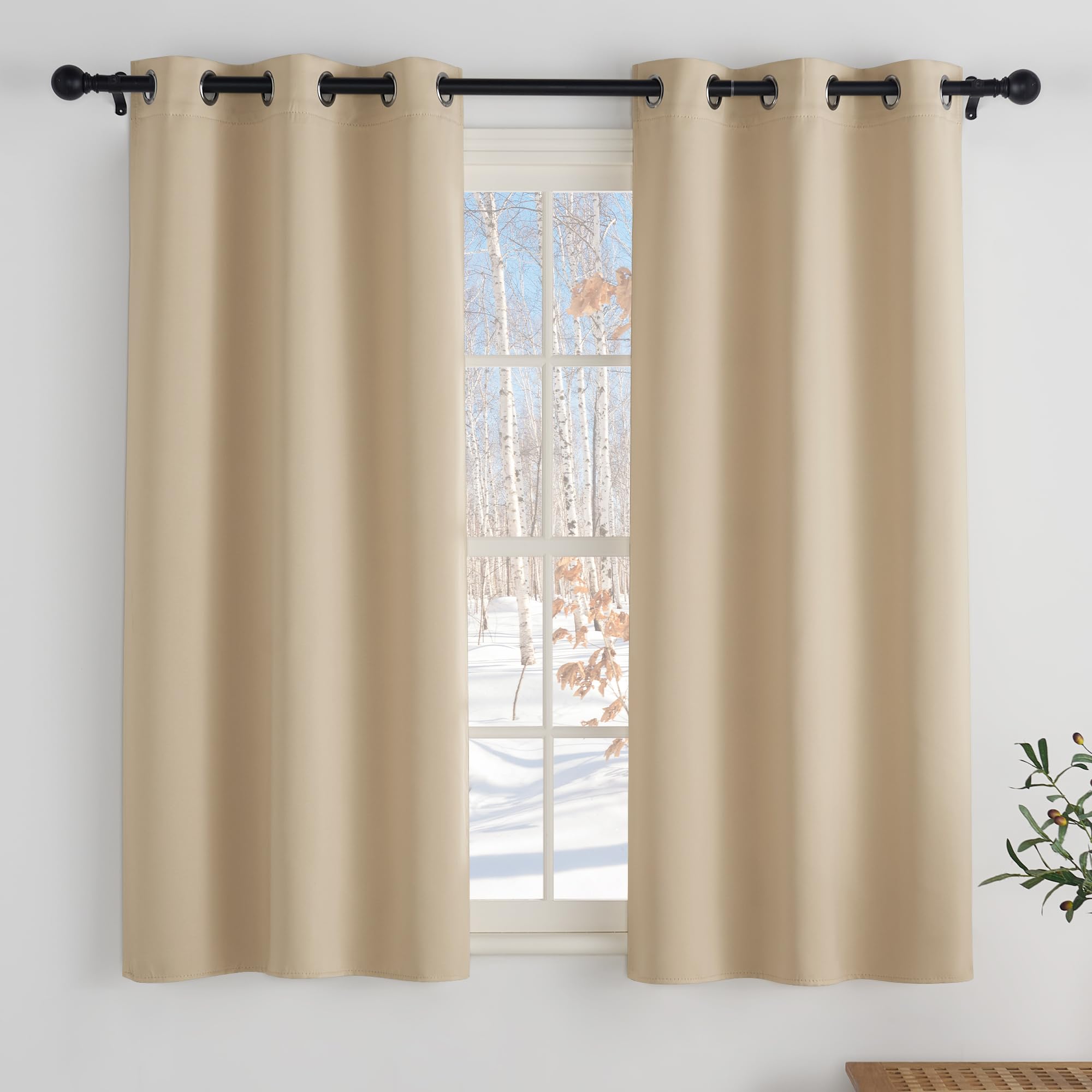 Thermal Eyelet Curtains - Biscotti Beige 42x63 (2 Panels)-image-f395fdf9-9a3d-42d4-93ee-78b932526127-113557