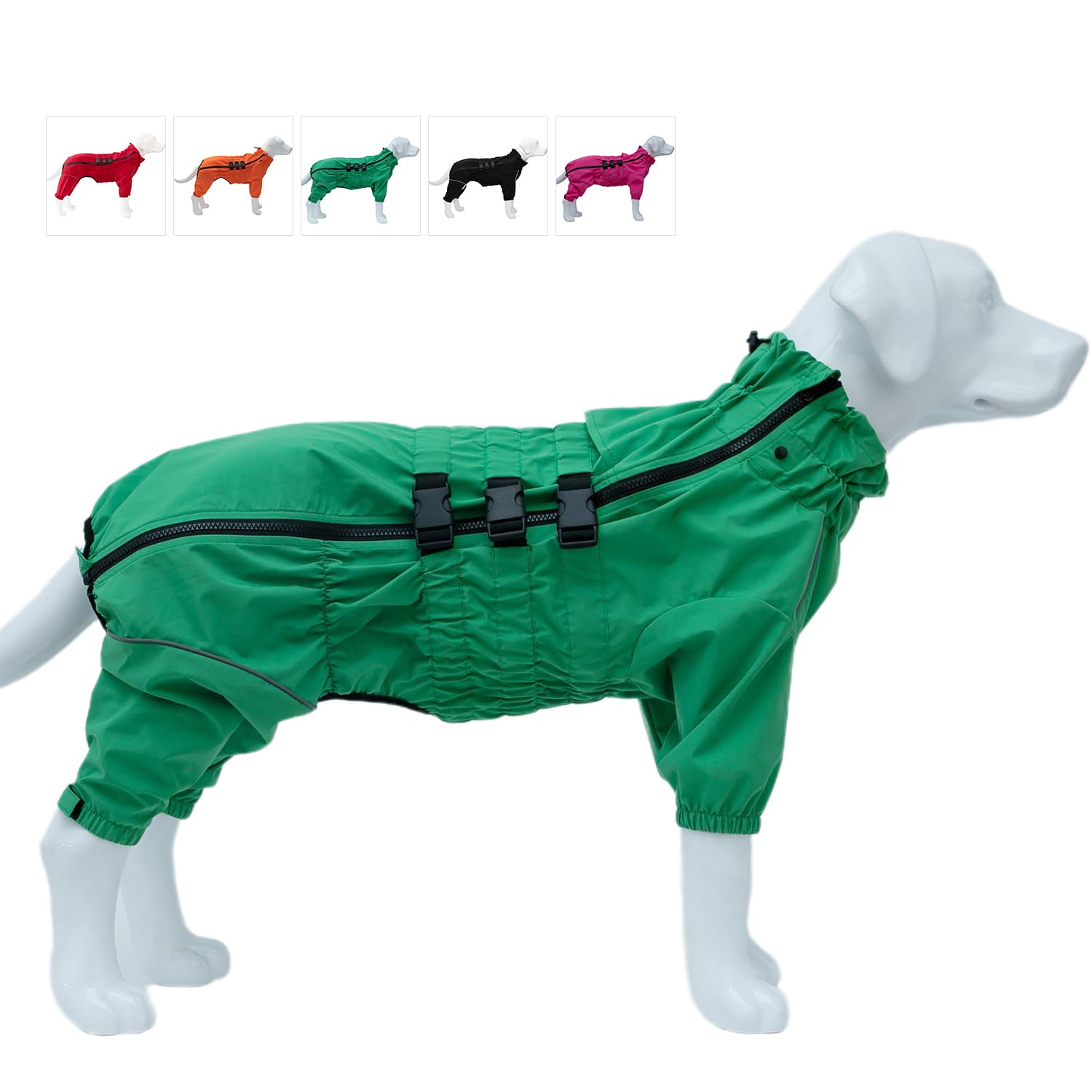 Waterproof Dog Jacket Reflective Safety - Green XS-image-c95bbd71-f6ca-4d28-8515-46cbd6a2e19d-97689