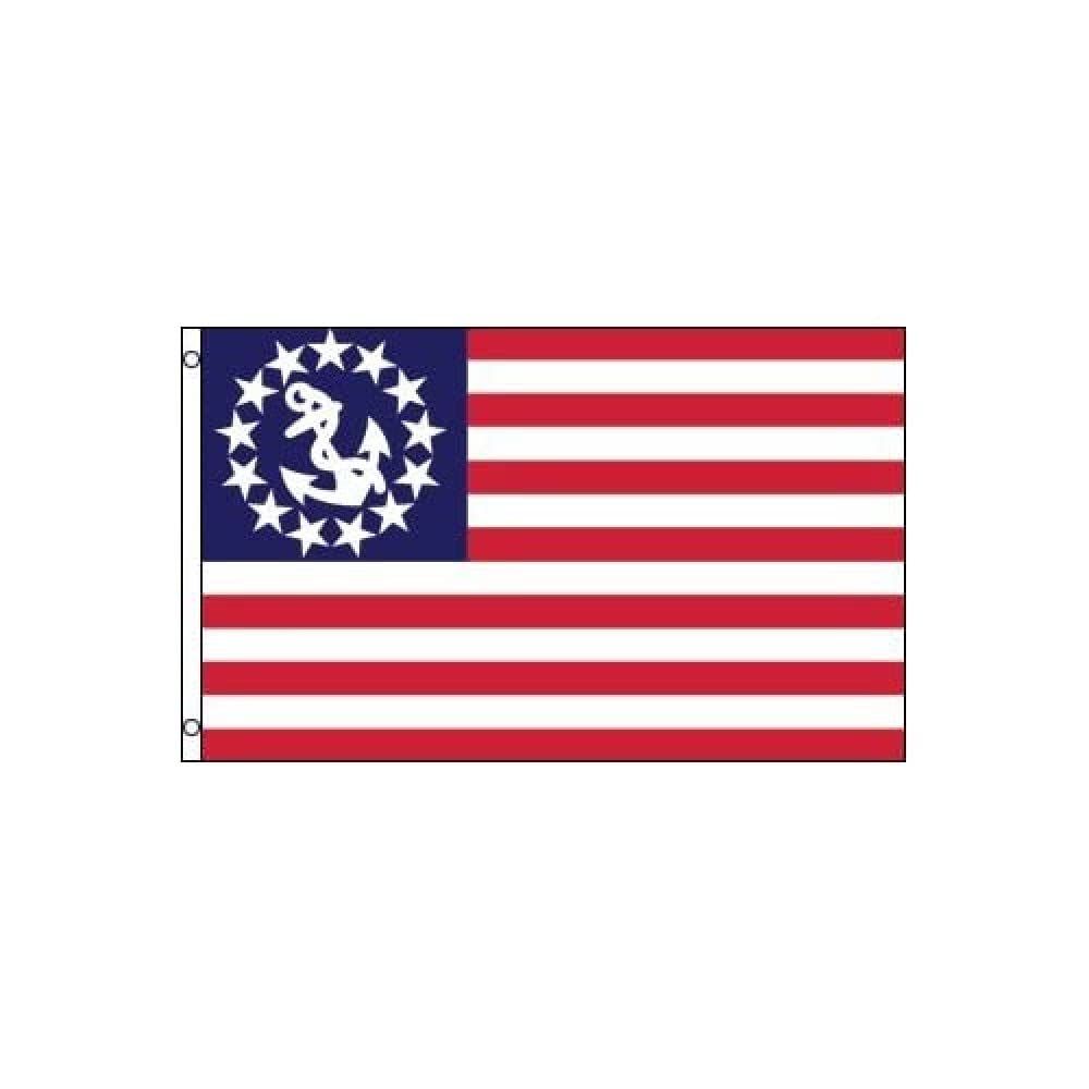 AZ FLAG - Us Yacht Ensign Flag - Ft - 3x5 100D 3' x 5' 150x90 Cm-image-a469b80c-e867-4c56-981b-278d24f86a30-57794