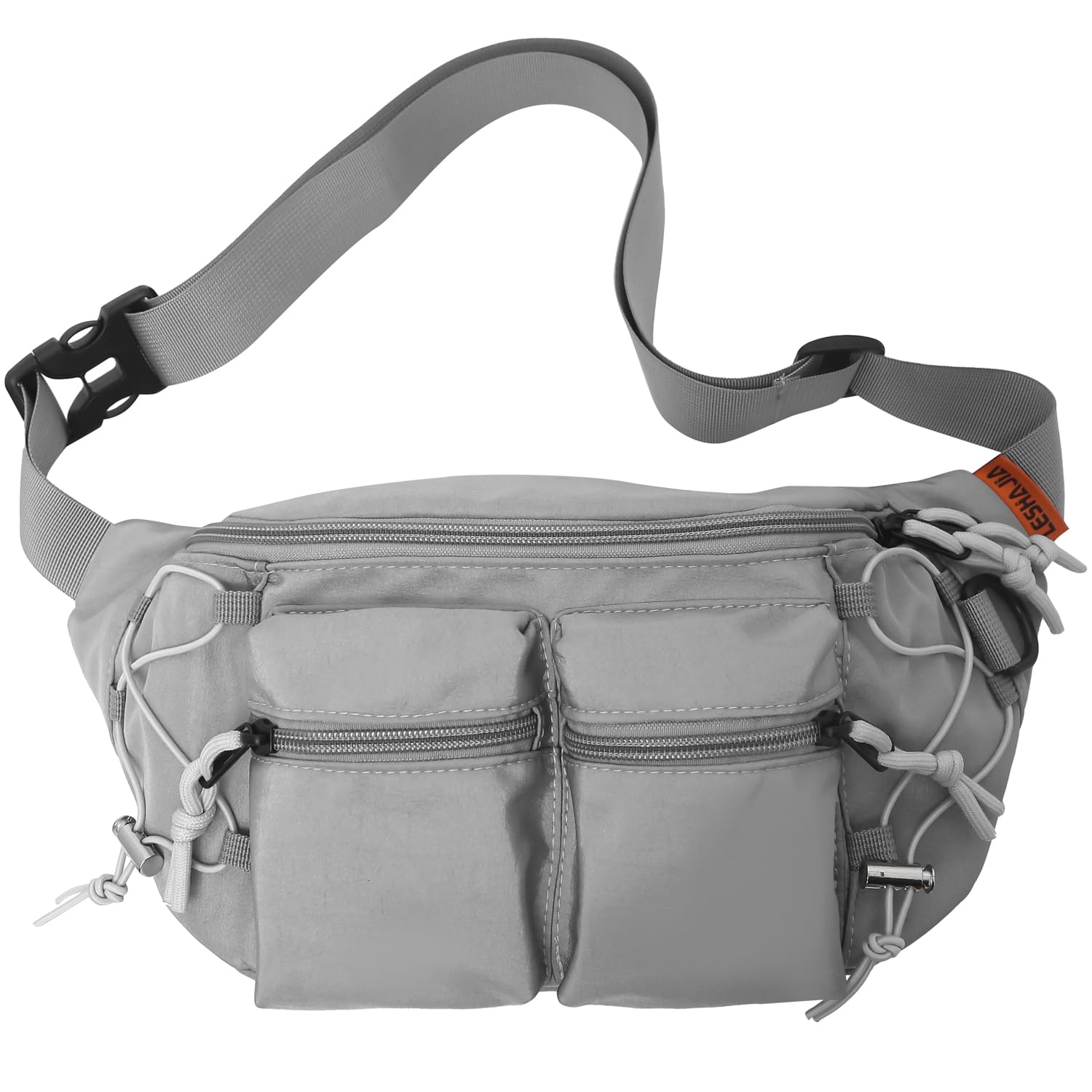 Bumbag Waist Pack for Travel and Sport - Grey JHX313-image-cac29de0-ab83-4ce8-a11b-e89d7d6c8473-110236