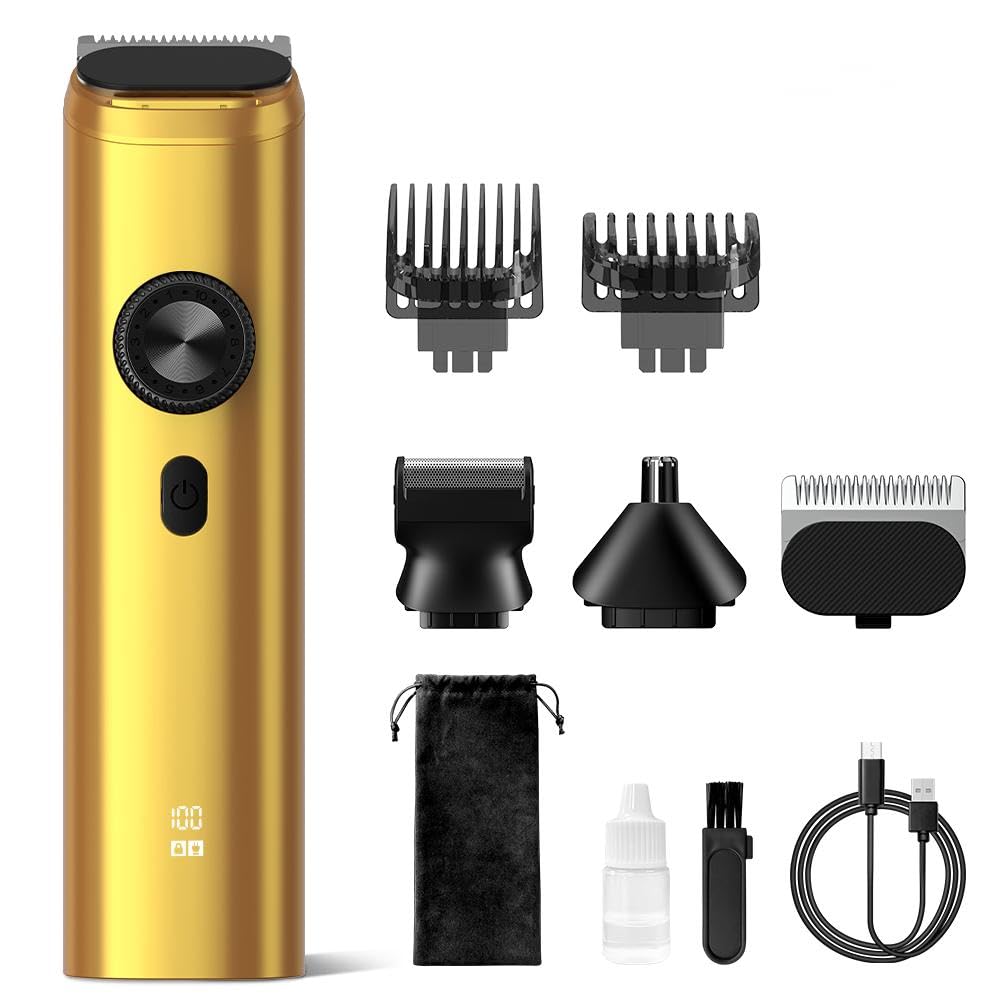 Men's Beard & Hair Trimmer Set - Gold F3-image-ee474d8e-6a89-4f82-94d3-24983343b1da-117349