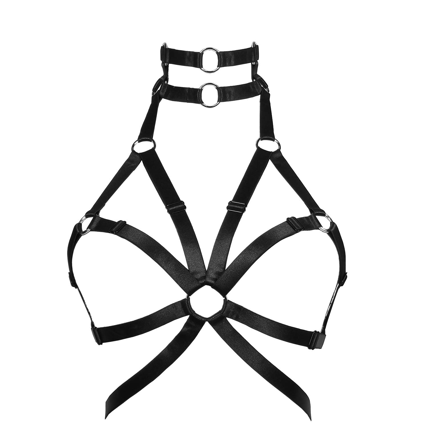 Women's Gothic Strappy Bralette - Ssy136-k M-image-7700492d-deee-49e9-9bee-3a471048a0a0-111452