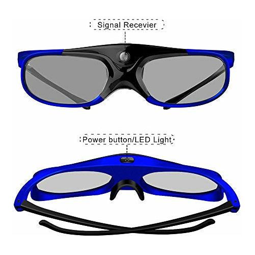 3D DLP Link Glasses, ELEPHAS 144Hz Rechargeable Active Shutter
