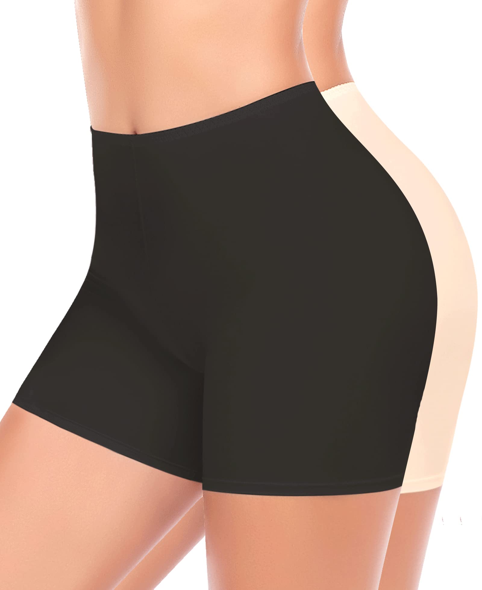 Women's Anti Chafing Shorts - #3 Black+nude S-image-969bf922-2bce-42f8-b965-4fa957a15fbc-111319