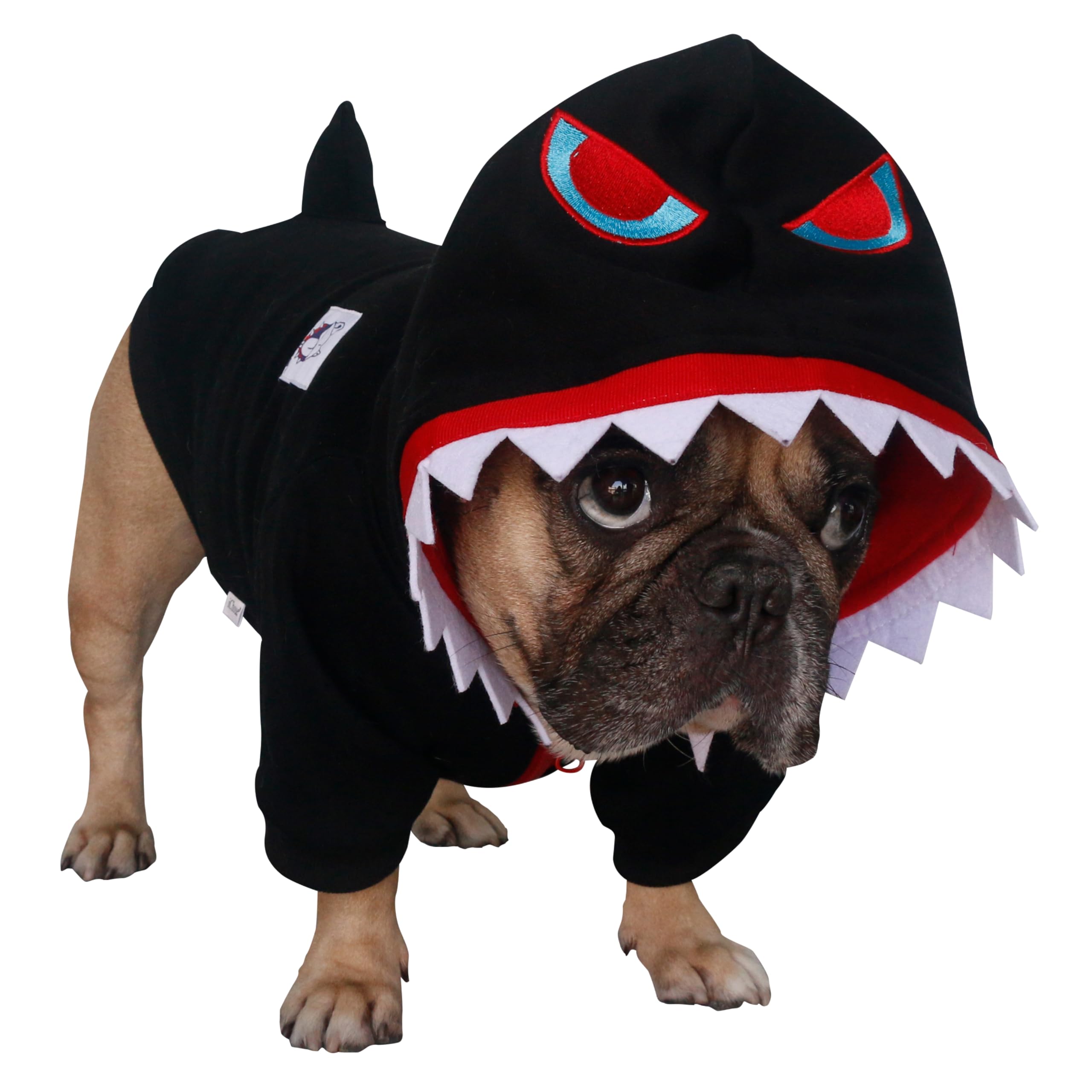 Dog Shark Hoodie Winter Coat - Black Small-image-d0d2968d-833a-4bf1-9a44-e6031b332c4f-122153
