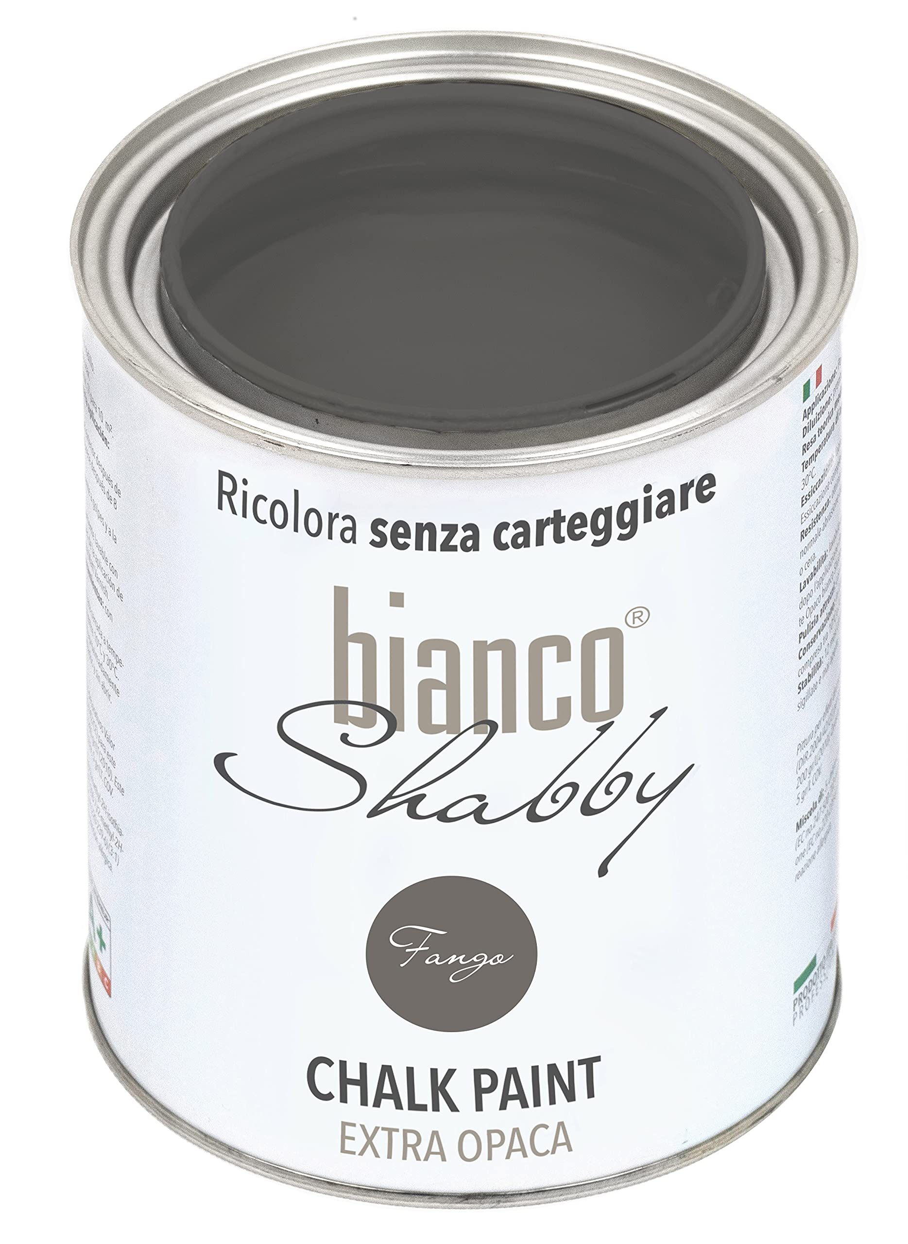 Chalk Paint Extra Matt Finish - Mud Brown 1 Litre-image-5014bb12-43fd-41d7-a011-998d9f591916-109967