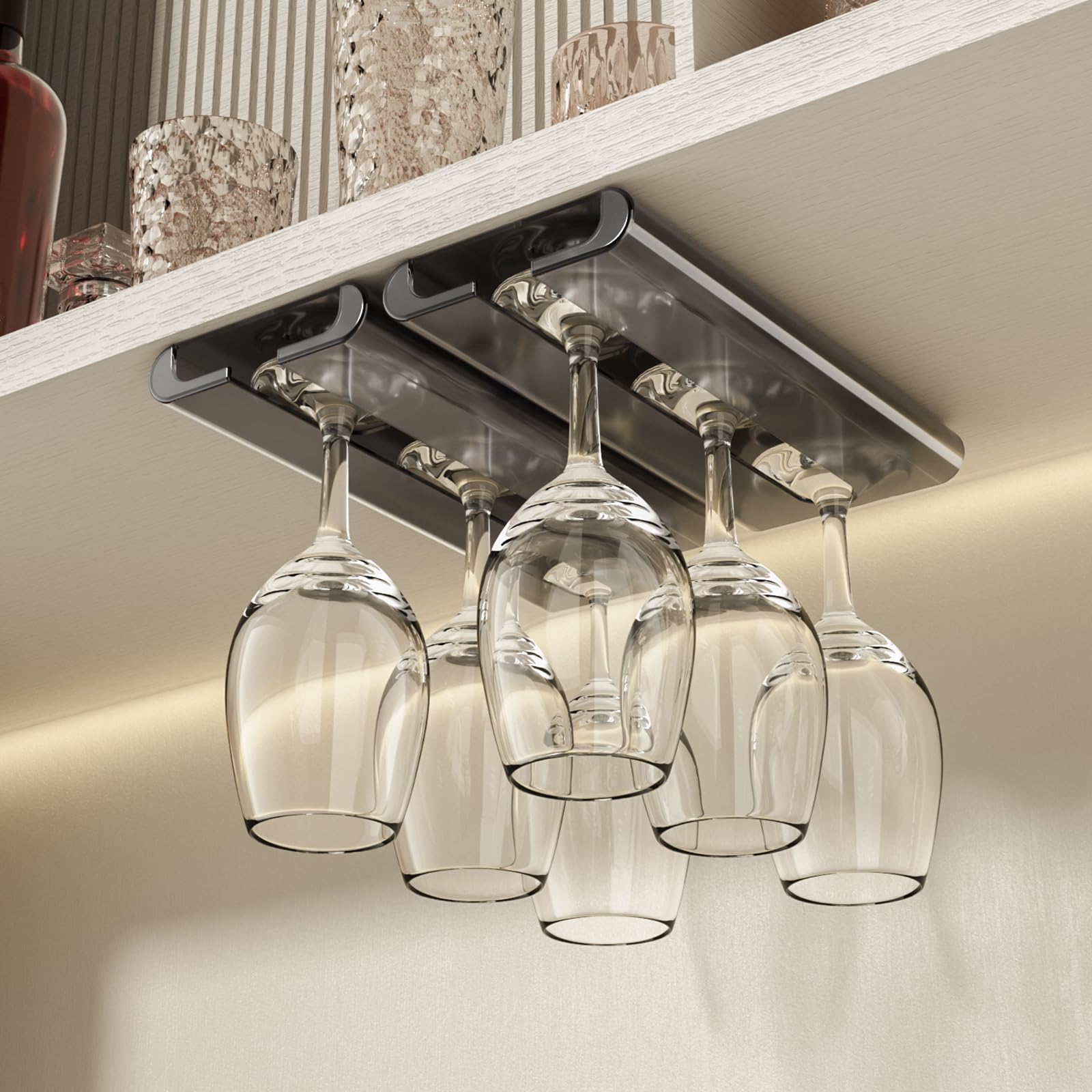 Wine Glass Holder Rack Set of 2 - Grey 2 Pack-image-f0c2adef-6c04-4ad7-8c75-4720e03106fb-97022