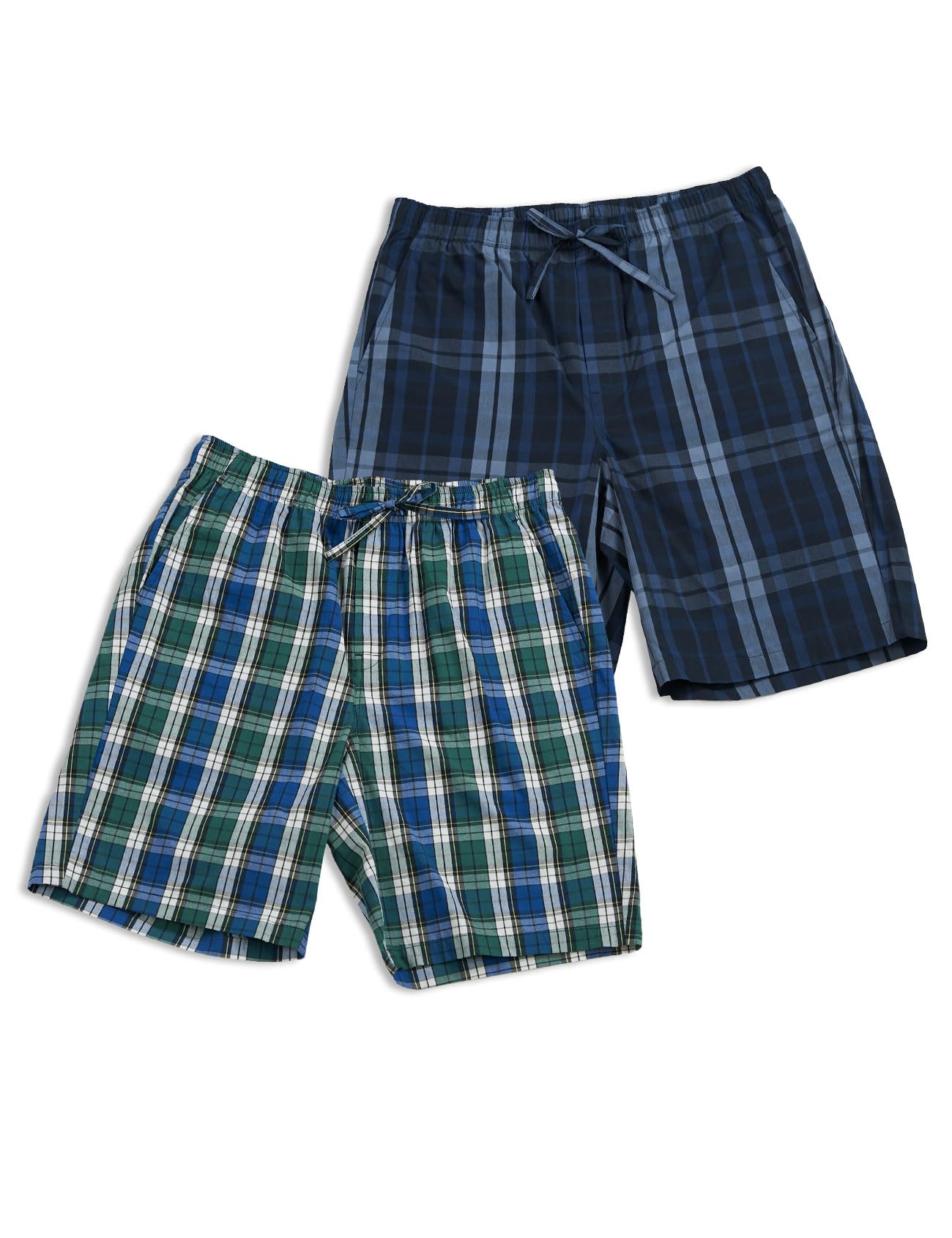 Men's Cotton Lounge Shorts 2 Pack - Multicolour 3 Small-image-10240ad8-8c60-4592-8083-0fda722d5203-95896