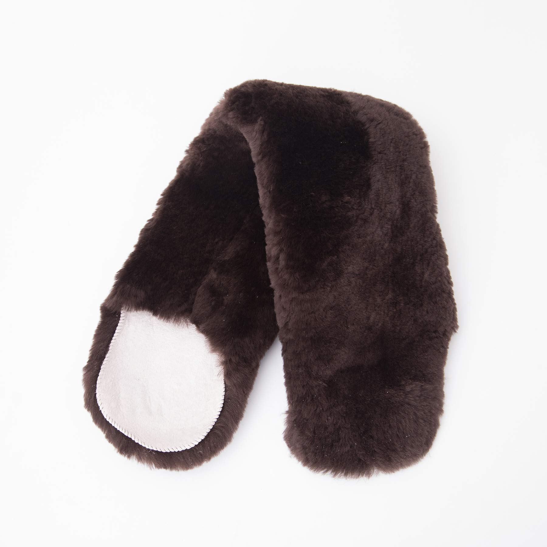 Lambswool Saddle Girth Protector - Brown 70cm