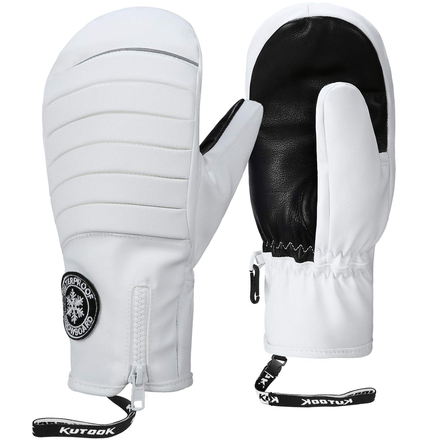 Men's Ski Gloves Waterproof Thermal - White XL-image-72016793-b02e-45e5-972c-2c81de719656-109772