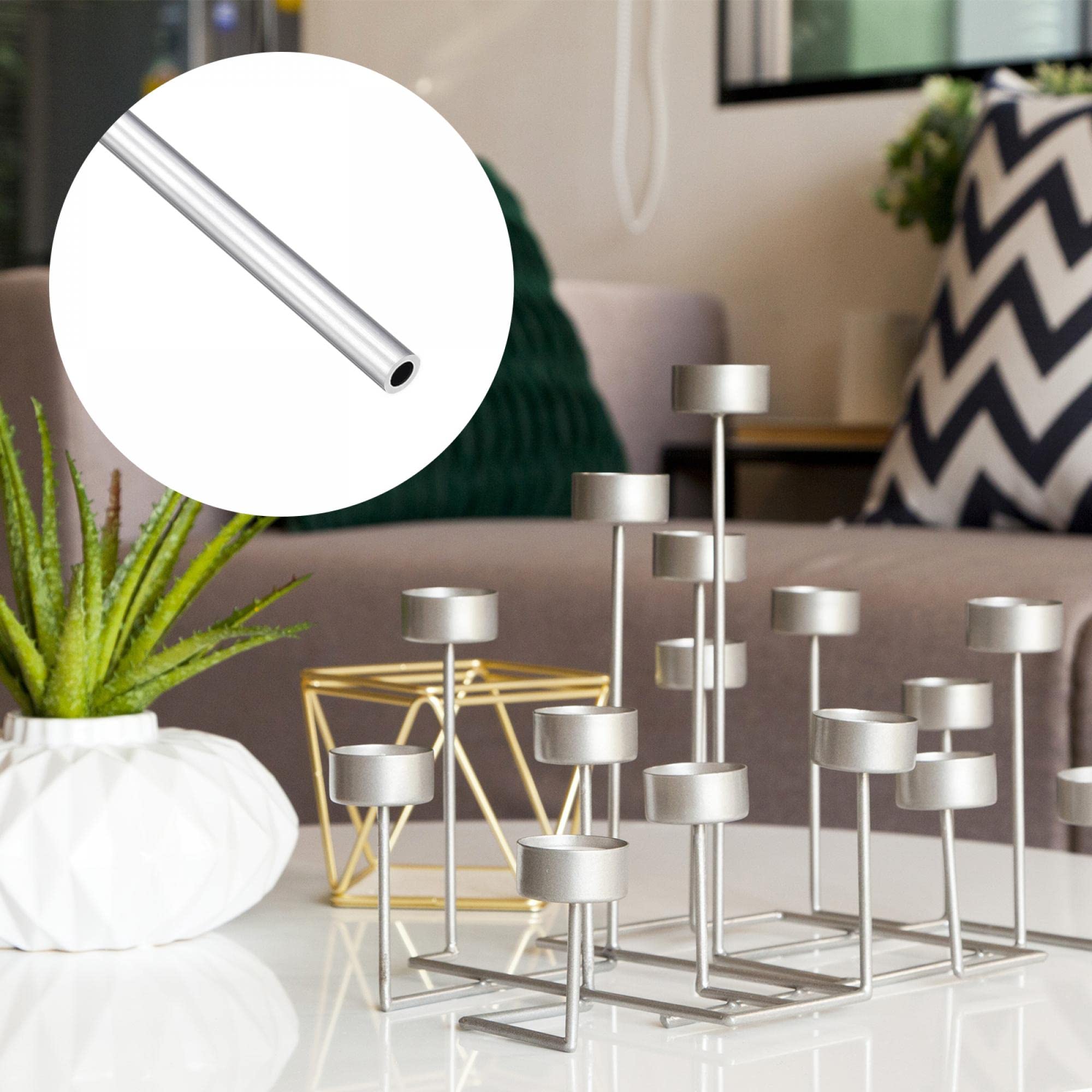 Sourcing Ap 6063 Aluinu Tube (16 OD X 15 ID X 300 L) 2Pcs - View #3