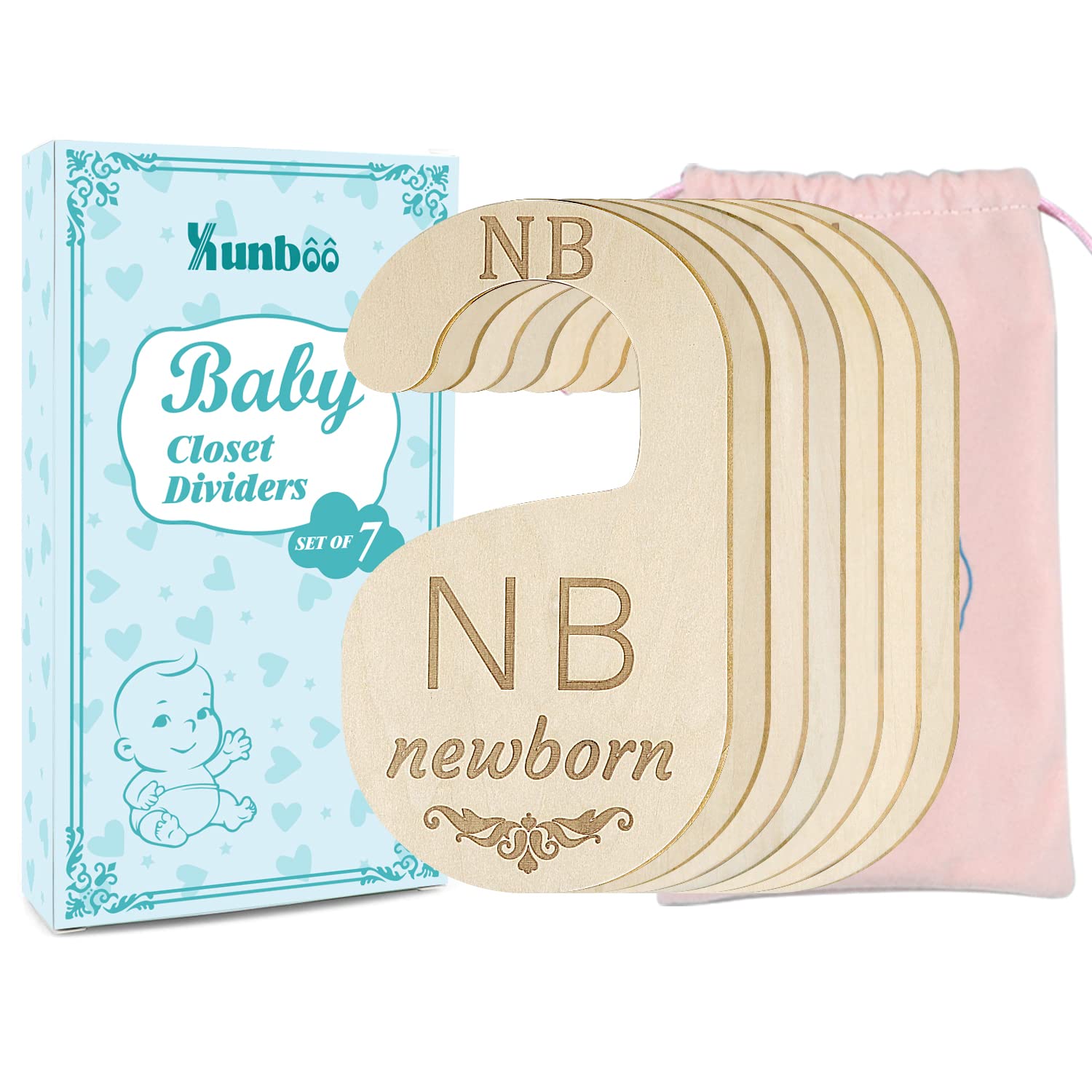 Wooden Baby Closet Dividers Set of 7 - Classic One Size-image-c613d5c7-f54a-4725-a2f9-d59168d11ce9-112325
