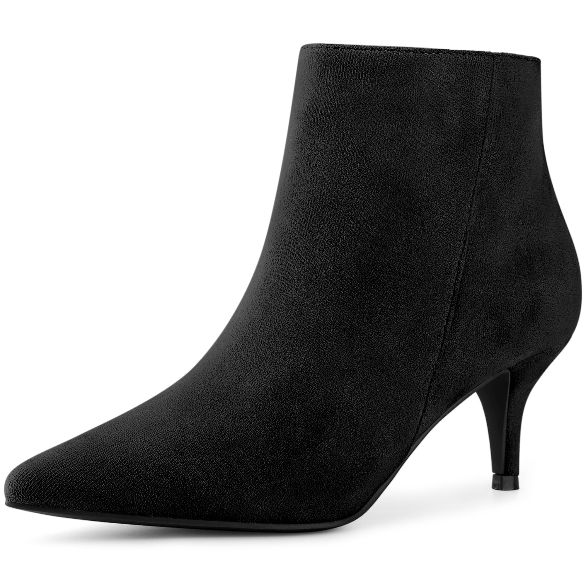 Women's Stiletto Ankle Boots - Black UK 8-image-eff54a86-968f-43e8-ba56-d8dc10ed0084-103048