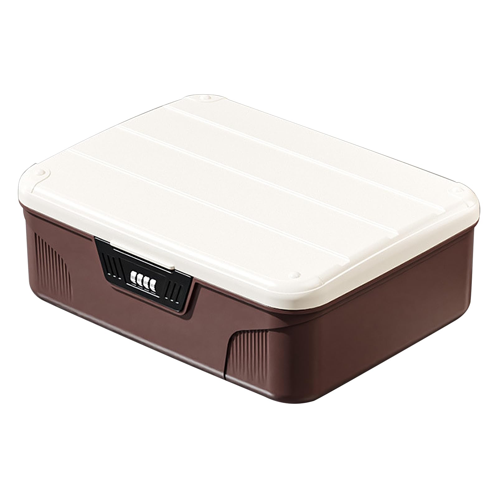 Lockable Medicine Storage Box - Coffee 33x26x12 cm-image-607cb559-dc9e-4b5e-81f3-07b58e0ab00c-112128