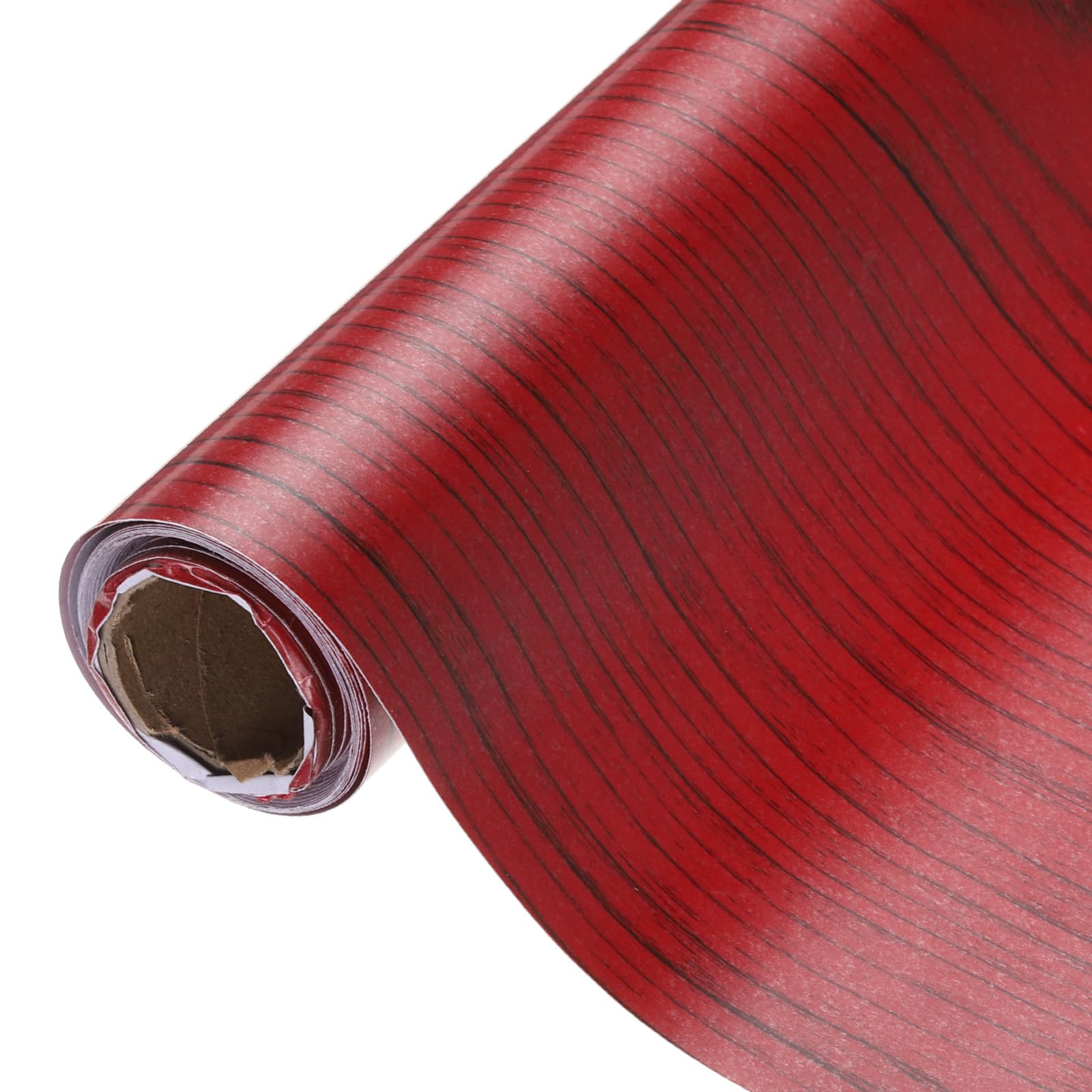 Wood Grain Self-Adhesive Wallpaper - Red 31.5"x197"-image-68c24f41-9cda-421d-8ea7-75587307c8bb-102938