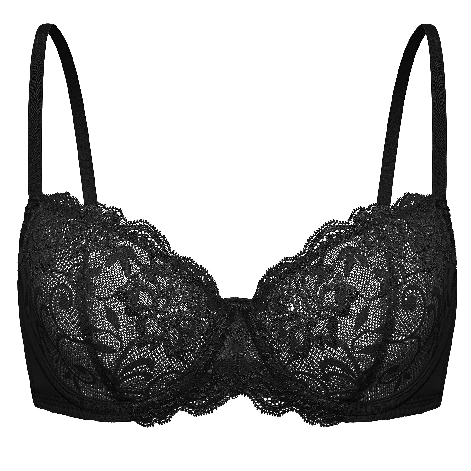 Lace Balconette Bra - Black 38E-image-2c66b274-da14-4276-bdec-6334fe2017f8-93847