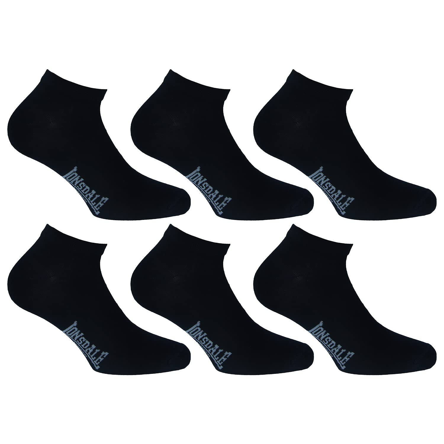 Lonsdale Sneaker Socks 6 Pairs - Black 3-5-image-8483fbc7-6058-41dd-b2f2-762fc92959a3-115212