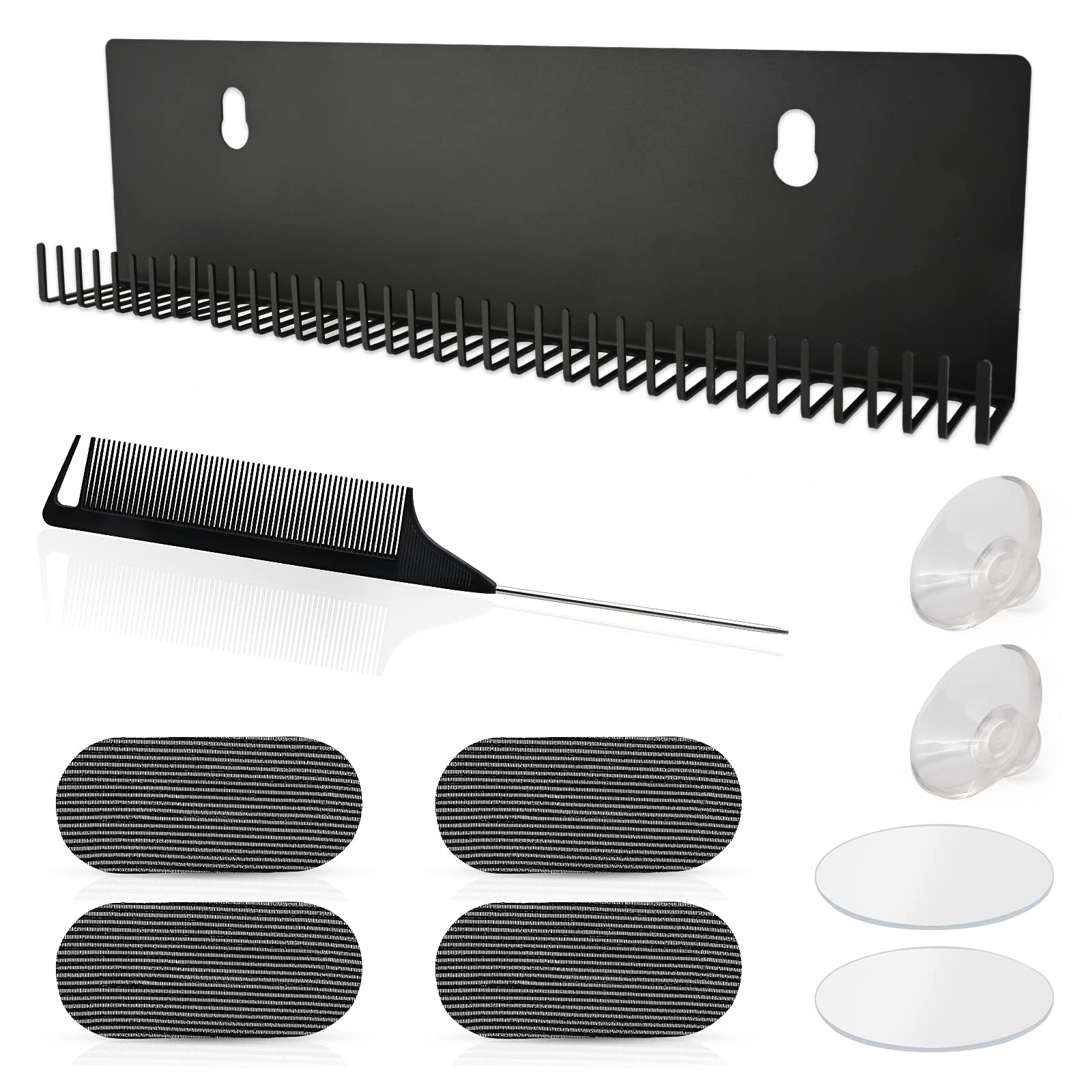 Hair Extension Holder Kit with Comb - Black Brown-image-01bc67cf-f218-49e8-ae73-bde4f5afbb7b-110104