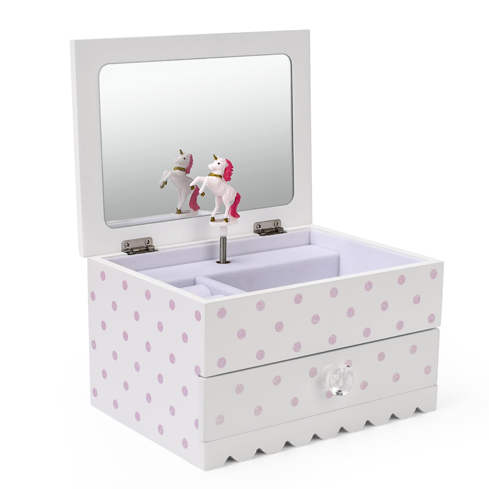 Unicorn Musical Jewellery Box - White Bella-image-794a19de-c7cf-42a1-bc39-f468673f485f-112957