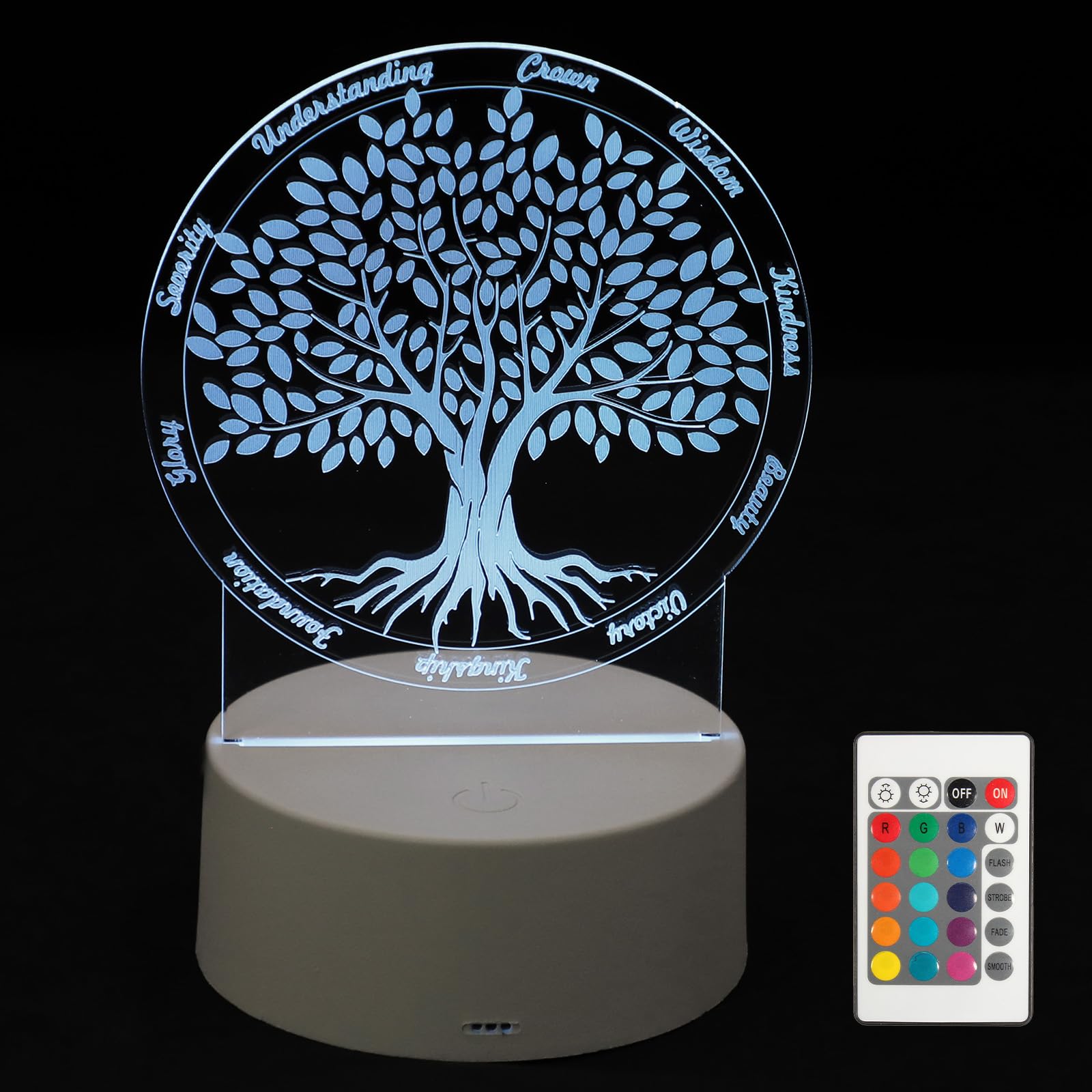 Tree of Life Night Light - Ghost White-image-f2b08978-1947-4ac7-a915-a7f951e40d7f-113846