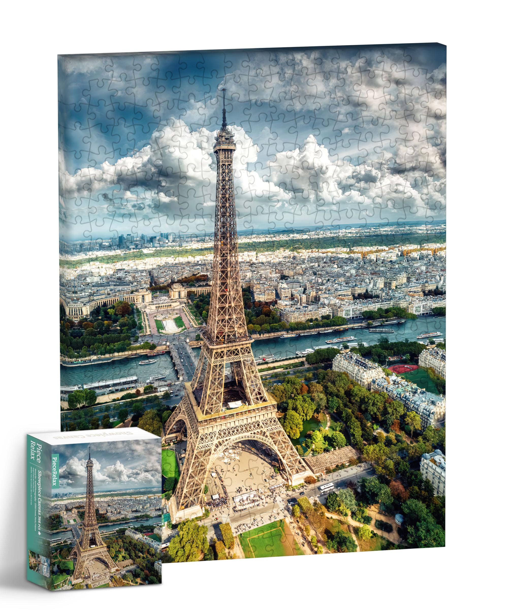 Canvas Wall Art Puzzle Eiffel Tower - Henry Do 366 Pieces-image-82a54082-9ebd-4297-94c7-693ae0dd25dd-119999