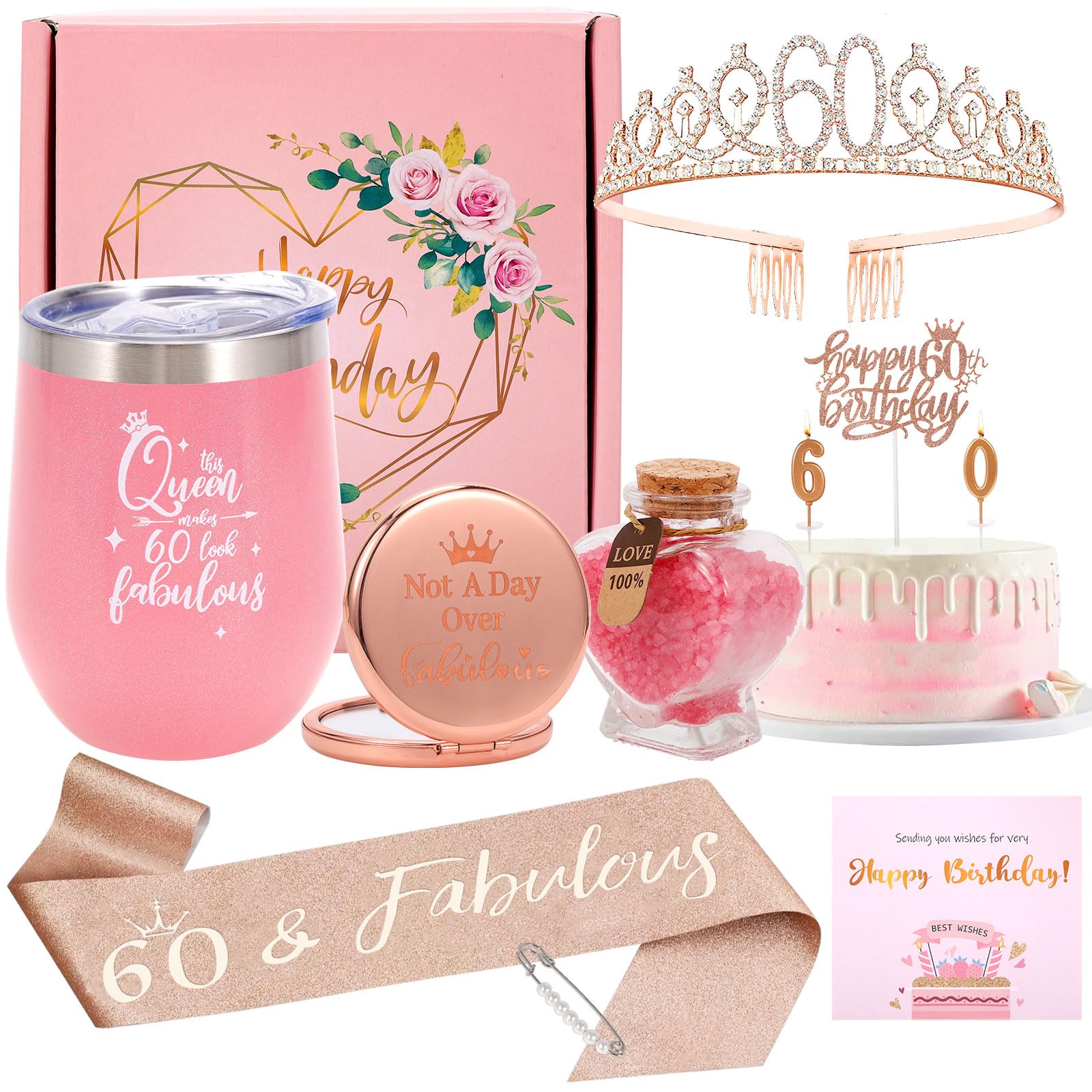 60th Birthday Gift Set - Crown-Themed 9-Piece-image-8769b9c9-fe86-4007-8aa8-54d021ad6ac7-83374