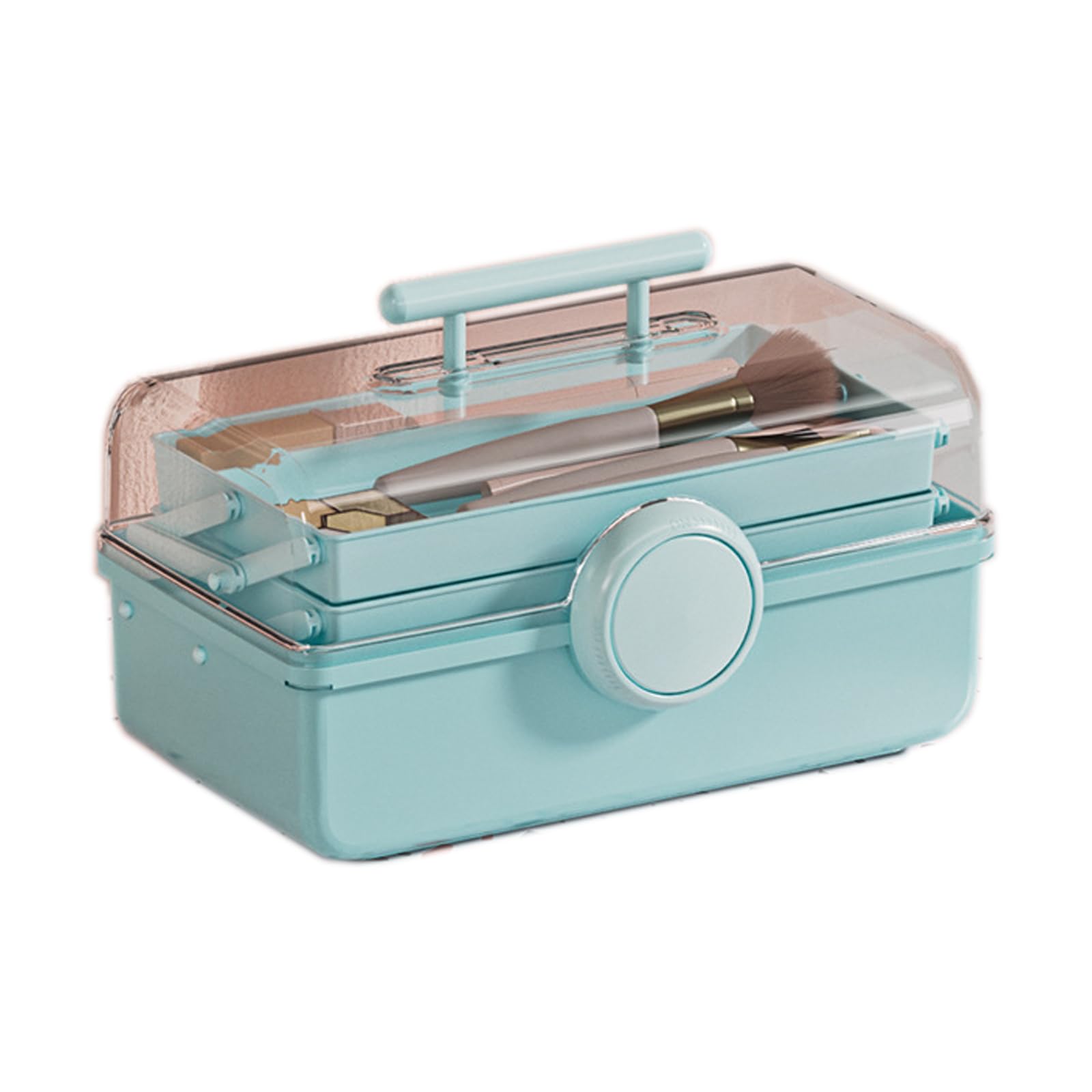 12in Large Blue 3-Layer Multipurpose Storage Box with Compartments-image-5d24ced9-9a93-4df2-8d69-121720dcbd46-40136