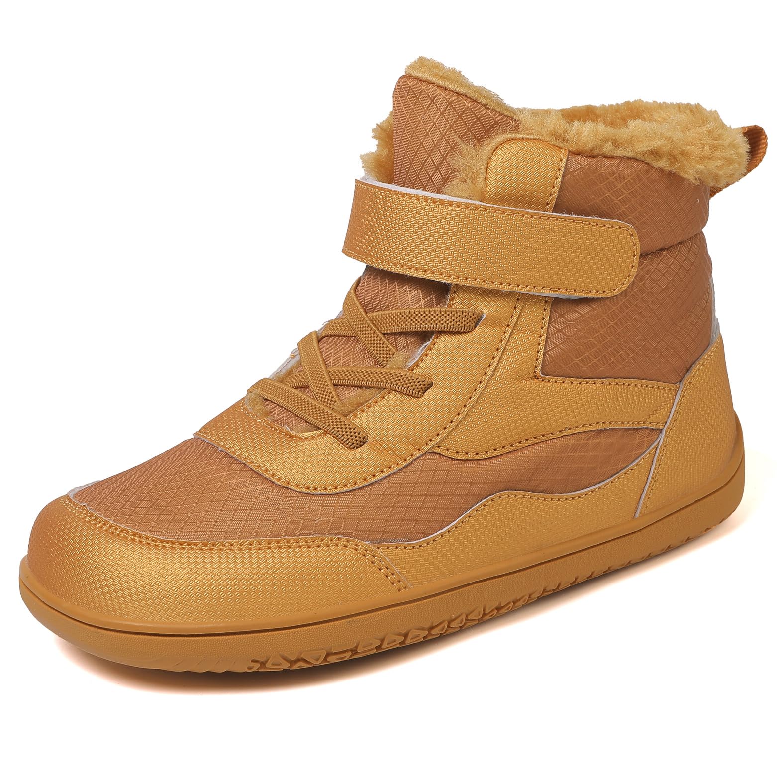 Kids Winter Boots Faux Fur Lined - Brown 2 UK-image-de6790be-7ff0-4e82-922e-794b5d074f2c-109845