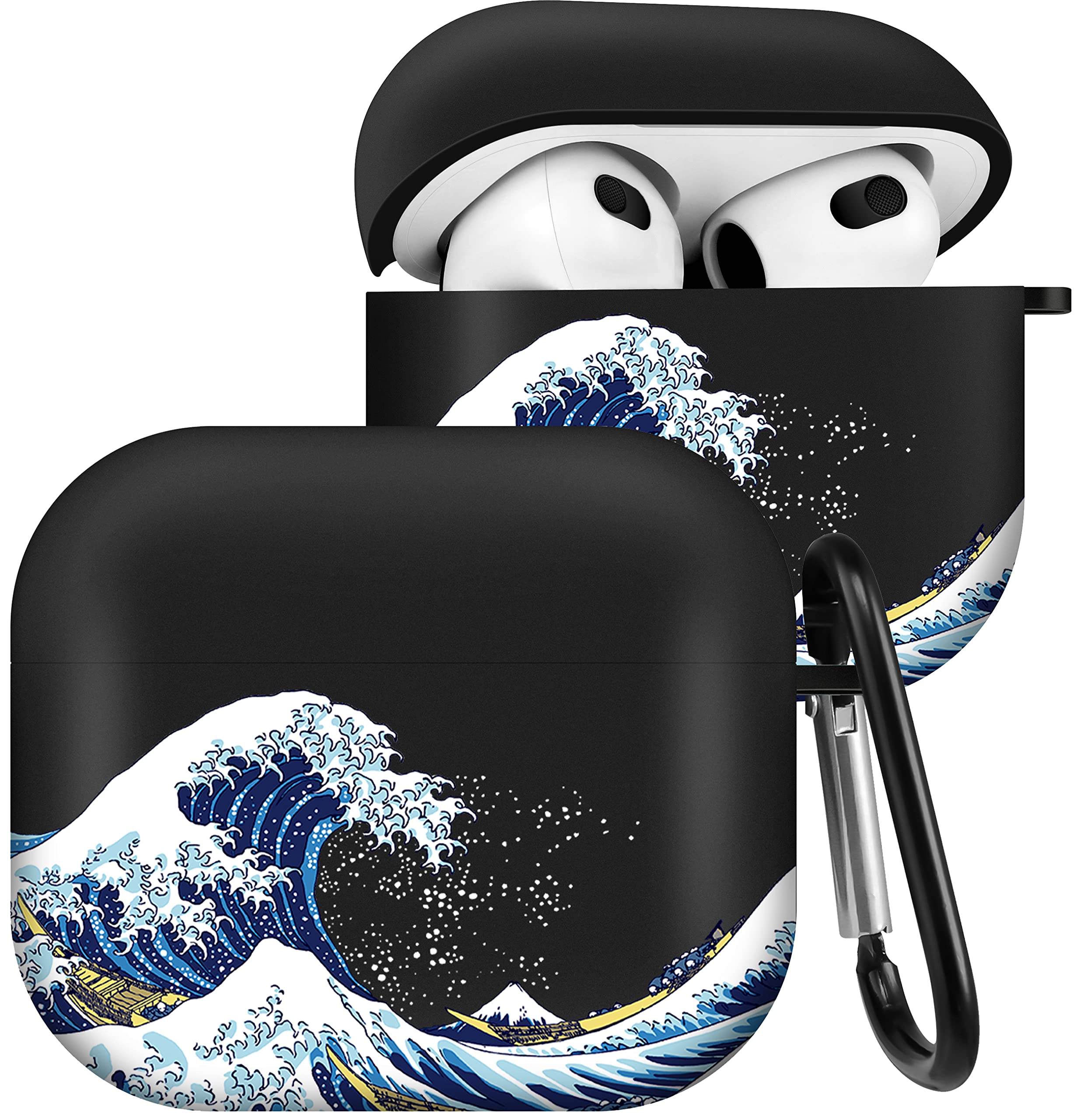 Qerrassa for Airpods Case Wave Cute Cartoon Cool Silicone Cases 3 3rd-image-fdb41ae3-9b96-4cb1-b082-fbf2c0100837