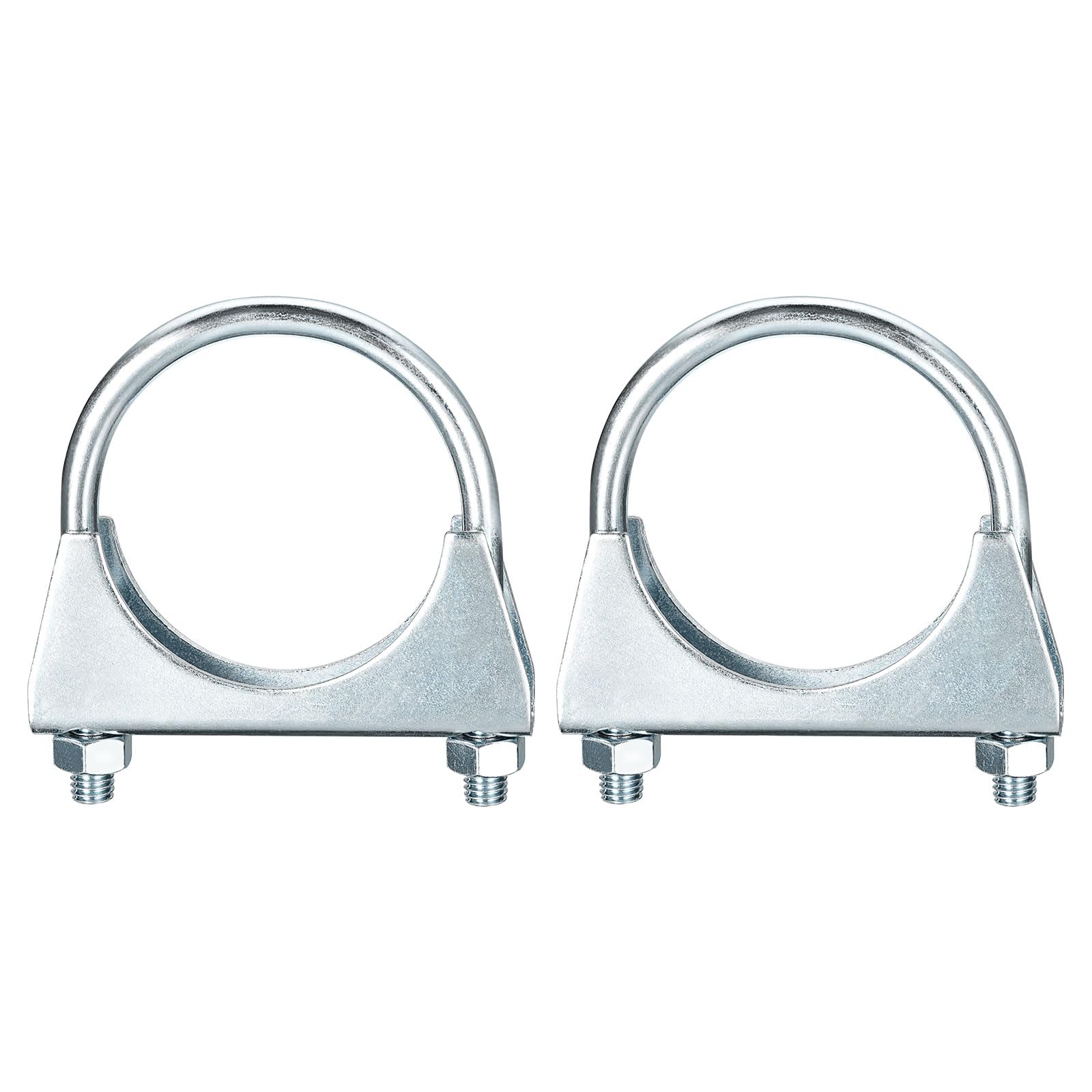 sourcing map Muffler U-Bolt Clamps 62mm(2-7/16") Exhaust 2pcs Exhaust-image-fff20075-7dfb-46f2-9591-22adddd72dab-62035