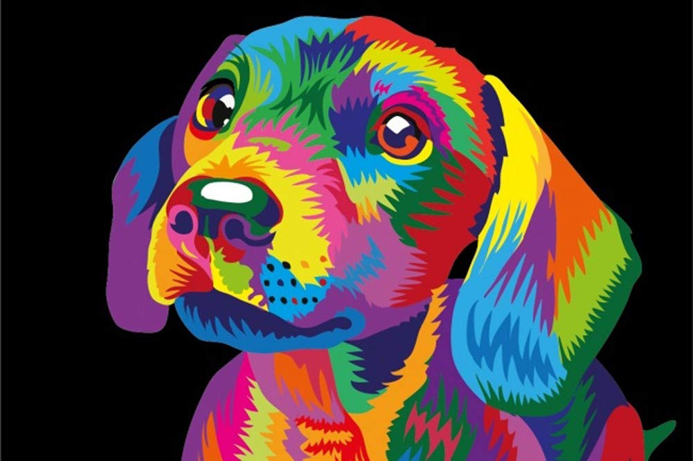 Vibrant DIY Paint by Numbers Kit - Colourful Dog Design, 16x20 inch, Frameless Canvas Art Set-image-027a1cbe-2903-4735-b369-ba73c8b09bcd-68526