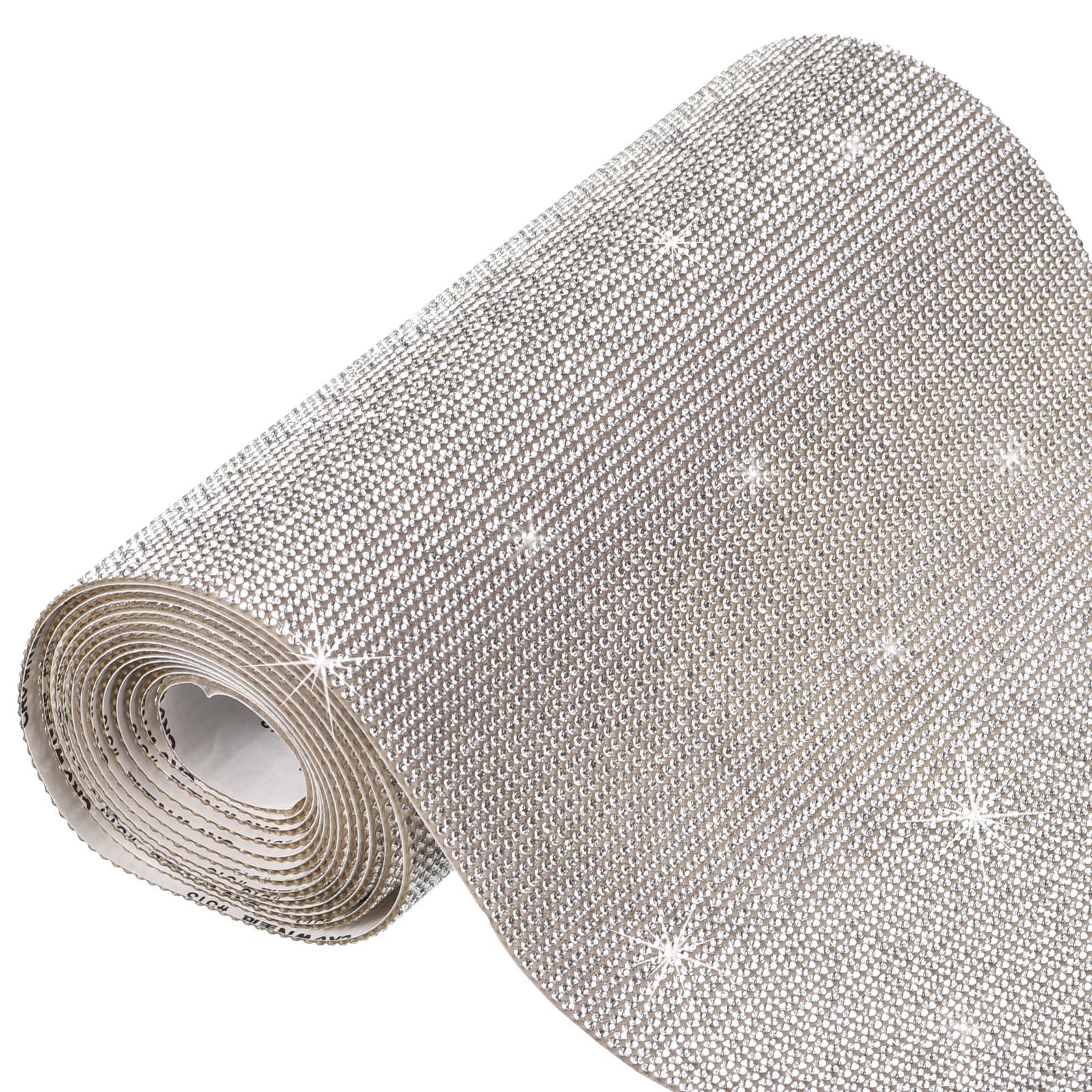 Bling Crystal Rhinestone Sheet 81000 Pcs Self-Adhesive Sticker 78.7x7.9 inch DIY Craft Silver White-image-e88ebc93-b289-4302-92eb-6bec24aef666-60496