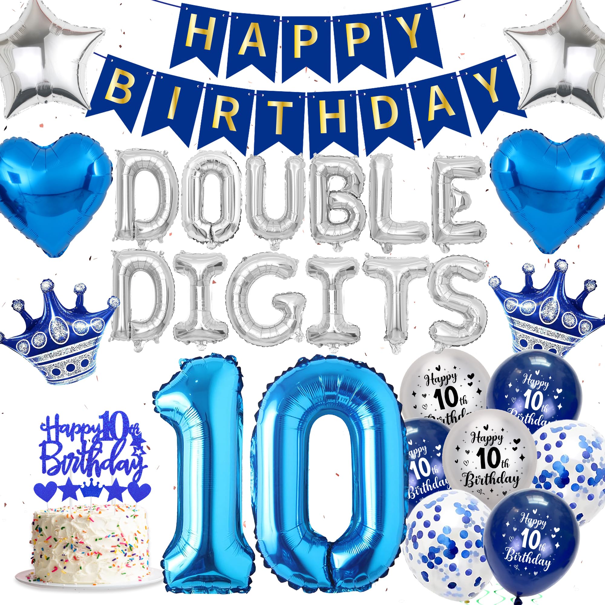 Blue 10th Birthday Decorations for Boys & Girls - Navy & Silver Party Supplies Set-image-317a6cc5-f76b-4b97-904d-67c572eab96d-66589