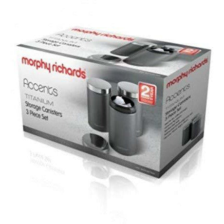 Morphy Richards 974067 Accents Kitchen Storage Canisters